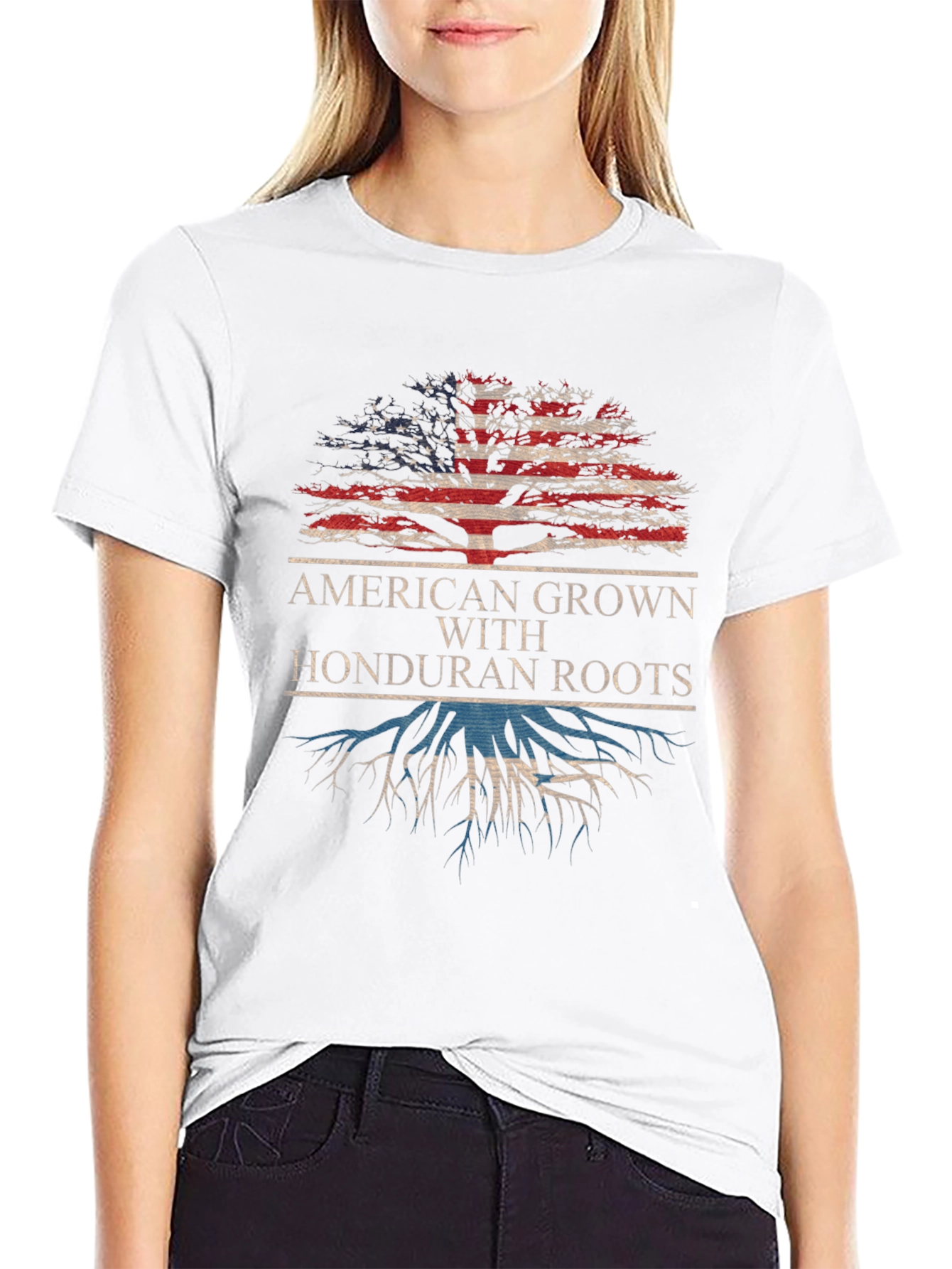 American Grown with Honduran Roots T-Shirt