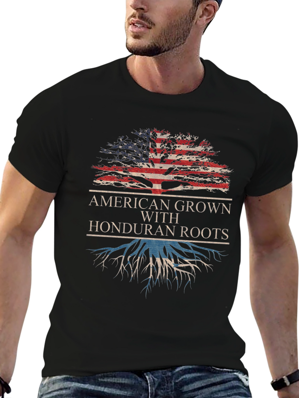 American Grown with Honduran Roots T-Shirt