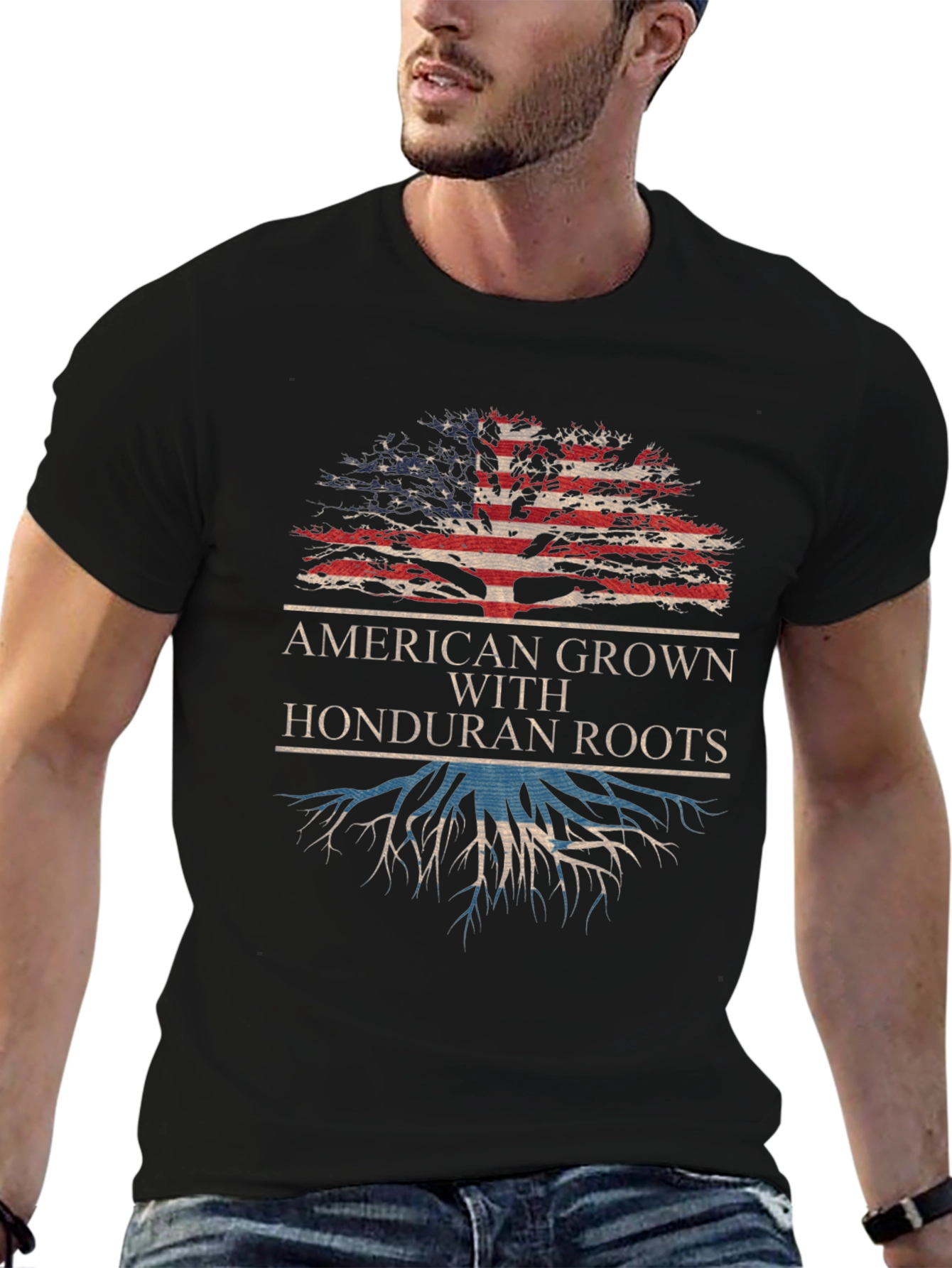 American Grown with Honduran Roots T-Shirt