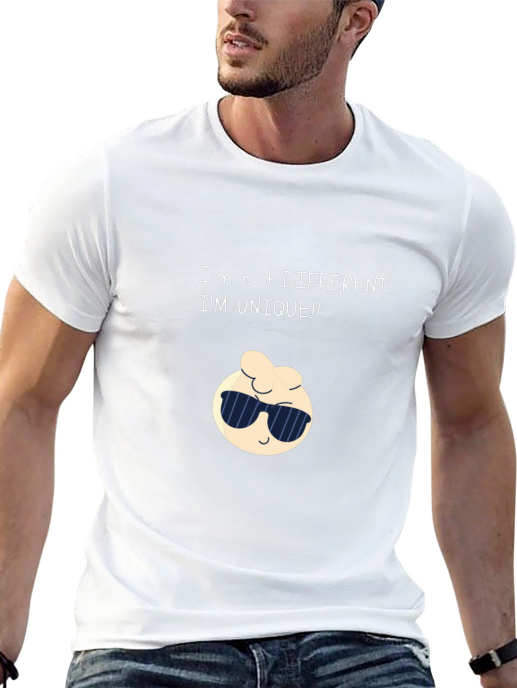 Unique Cartoon Graphic Black T-Shirt
