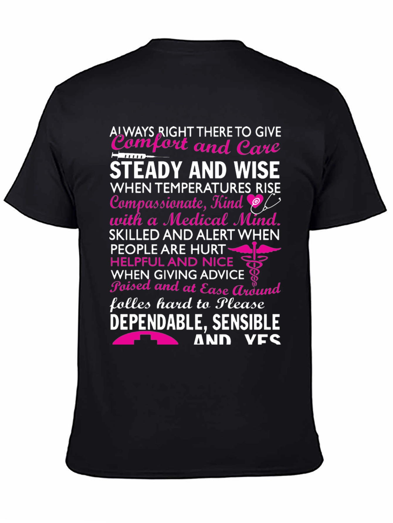 Comfort and Care Nurse T-Shirt