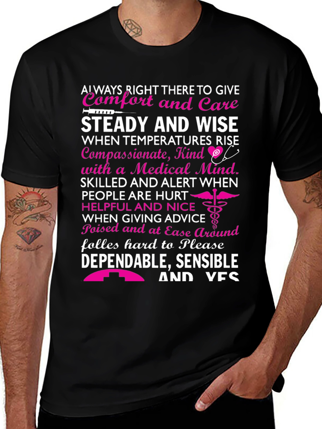 Comfort and Care Nurse T-Shirt