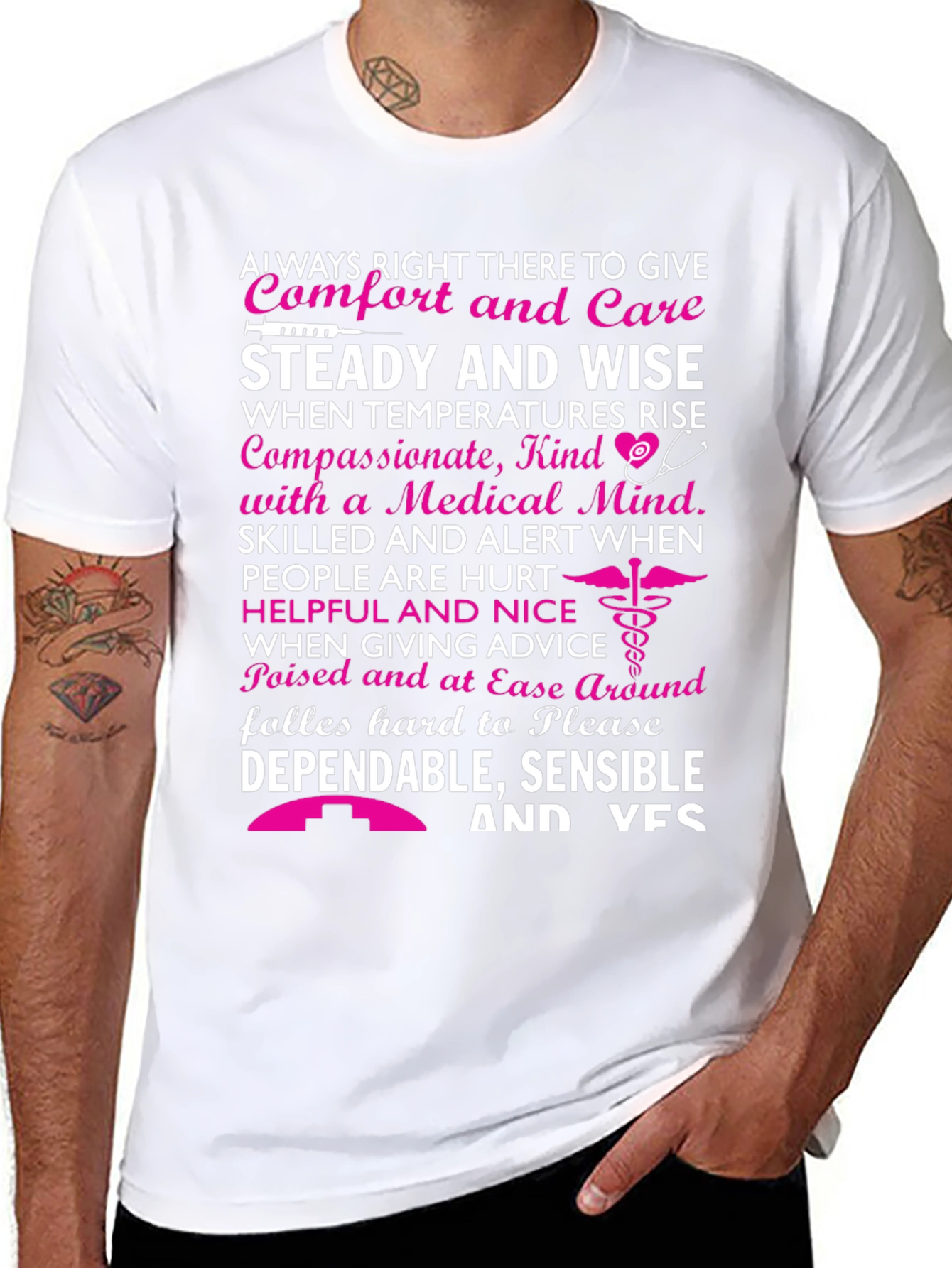 Comfort and Care Nurse T-Shirt