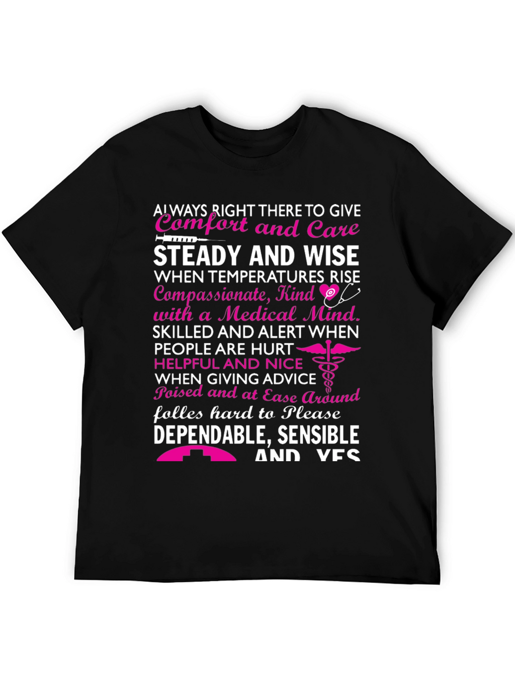 Comfort and Care Nurse T-Shirt
