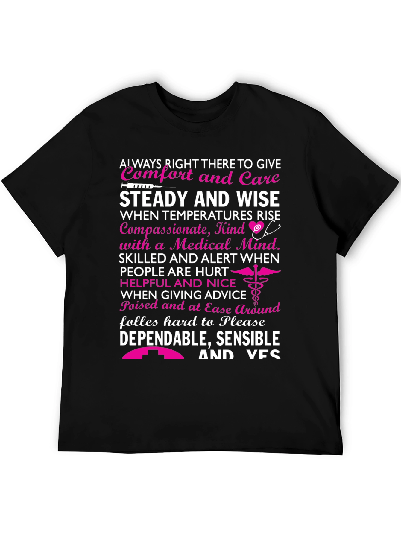 Comfort and Care Nurse T-Shirt