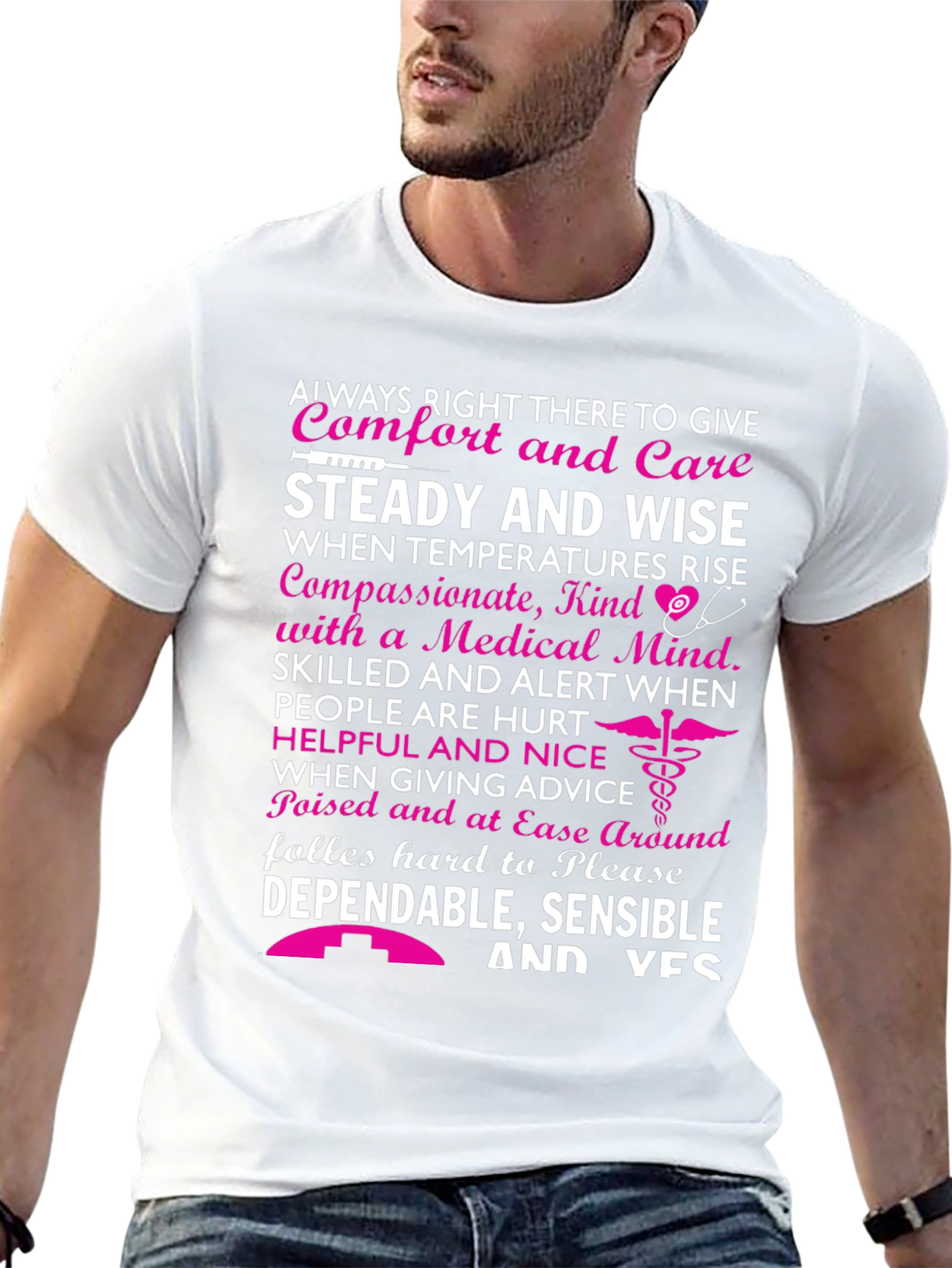 Comfort and Care Nurse T-Shirt
