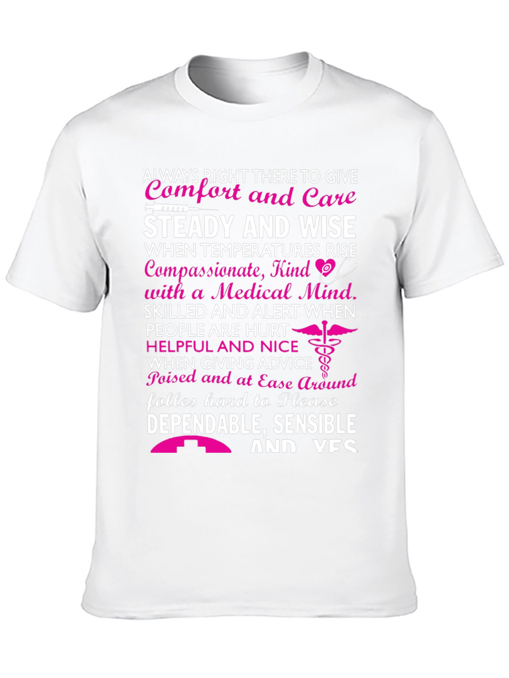 Comfort and Care Nurse T-Shirt