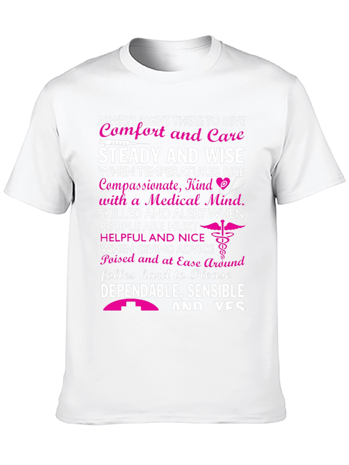 Comfort and Care Nurse T-Shirt