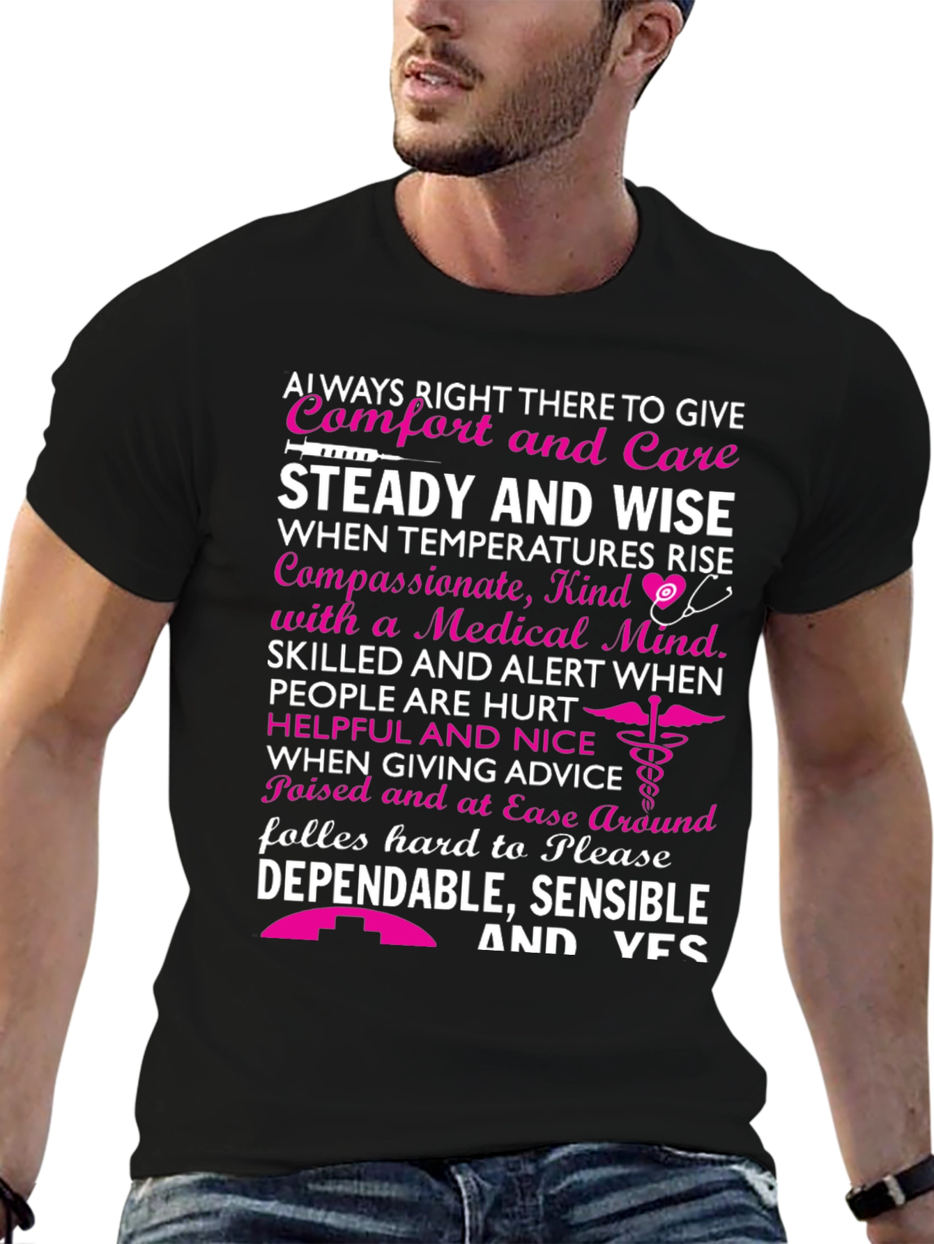 Comfort and Care Nurse T-Shirt