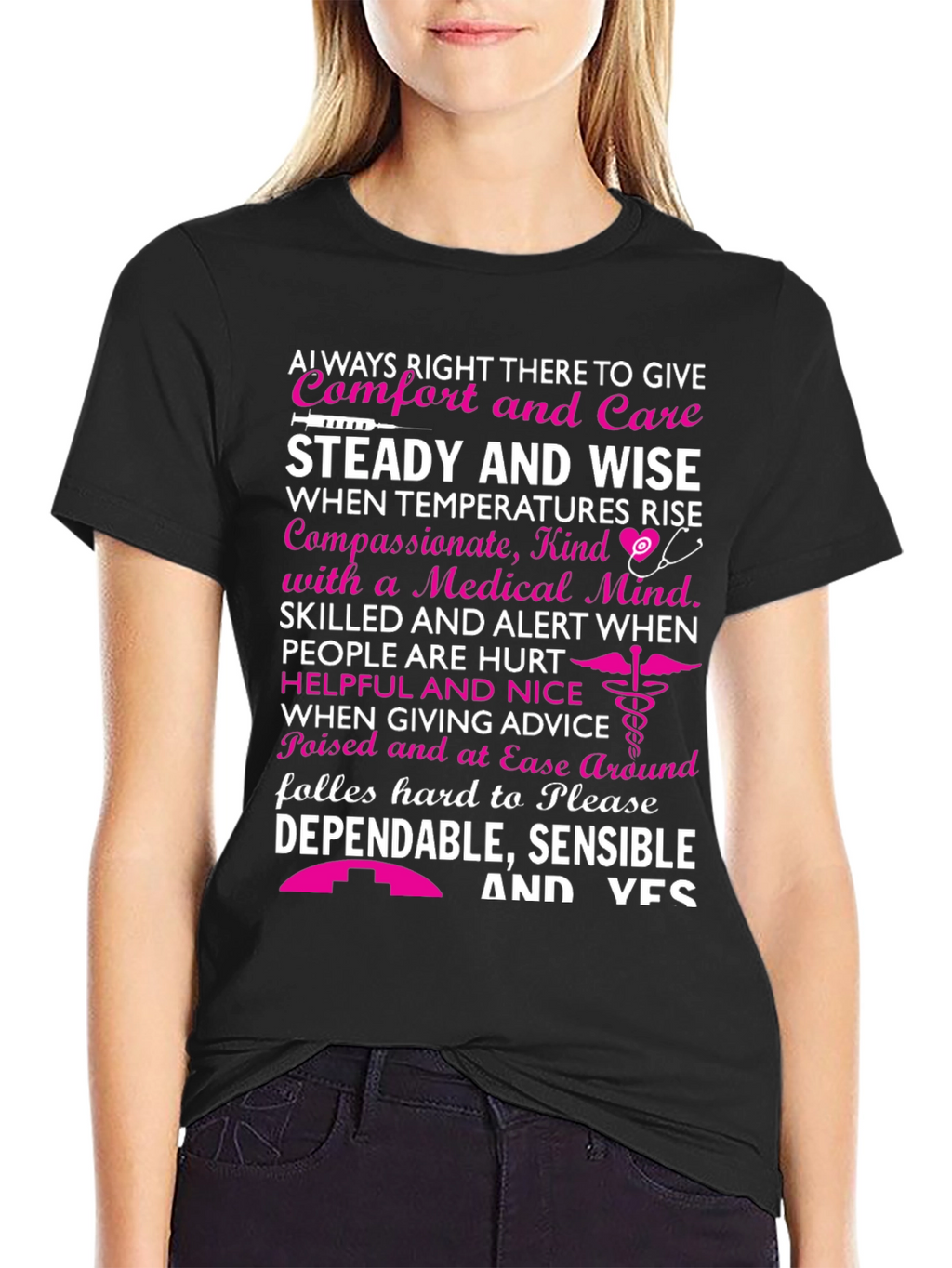 Comfort and Care Nurse T-Shirt