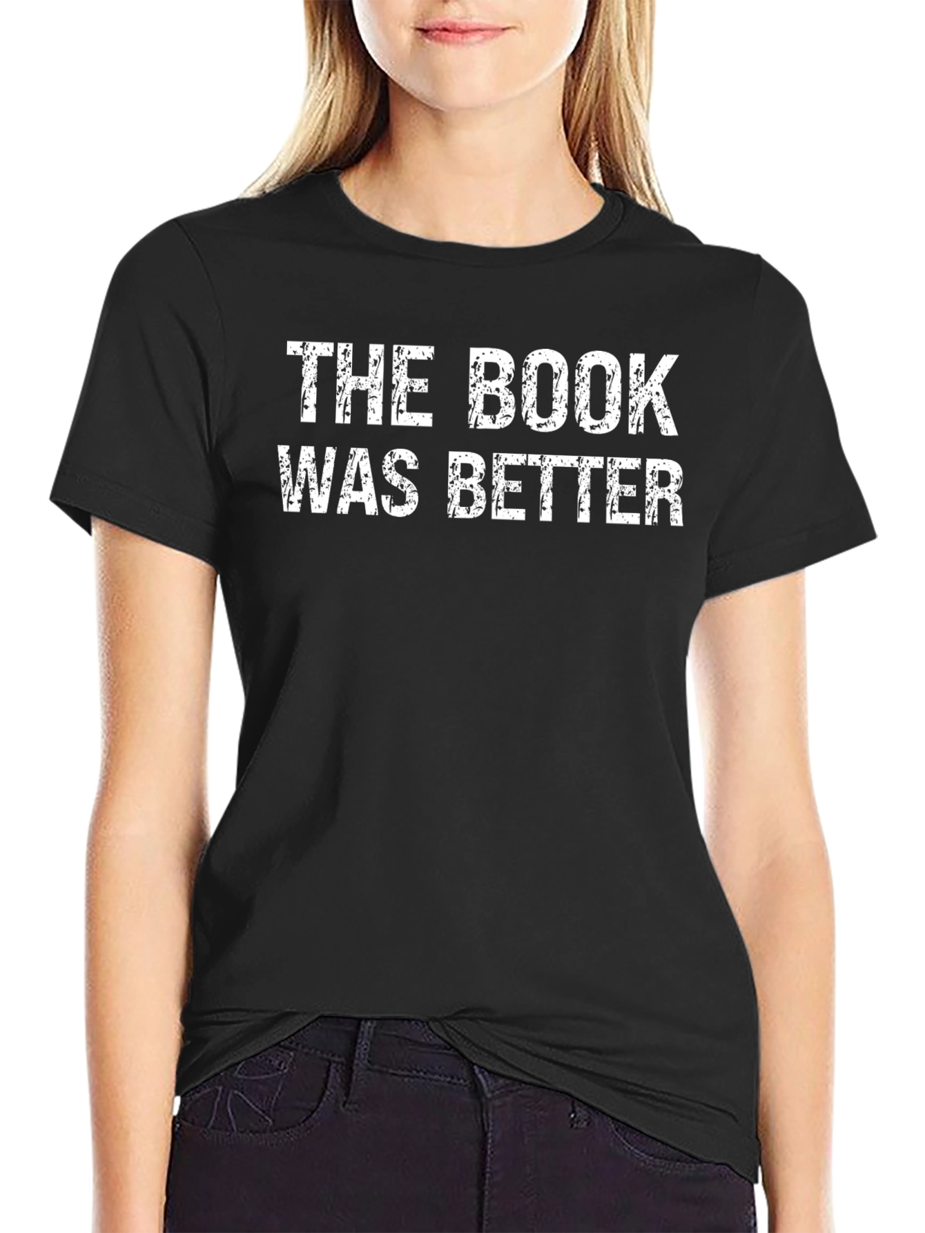 The Book Was Better T-Shirt - Black