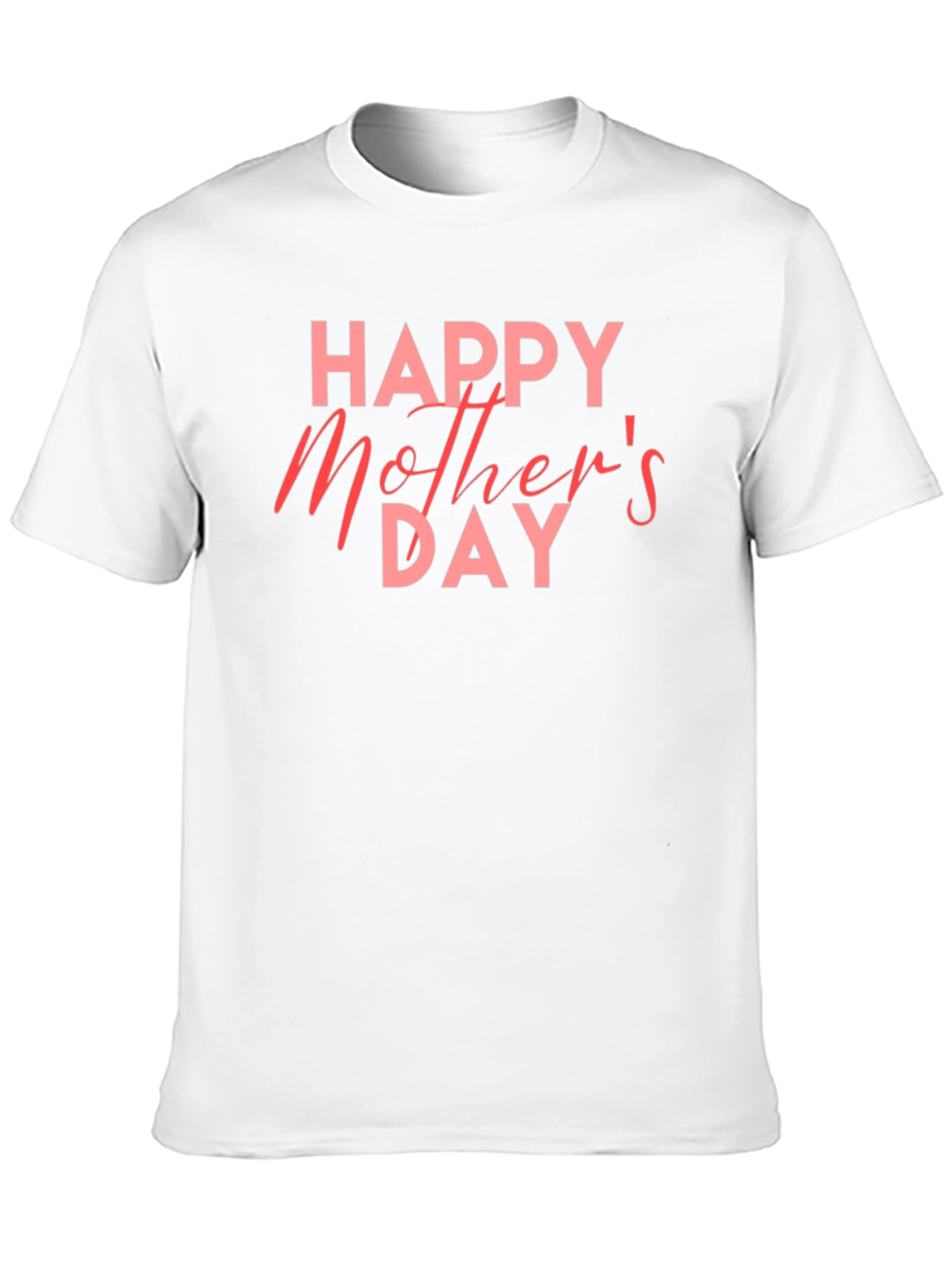 Happy Mothers Day Black T-Shirt