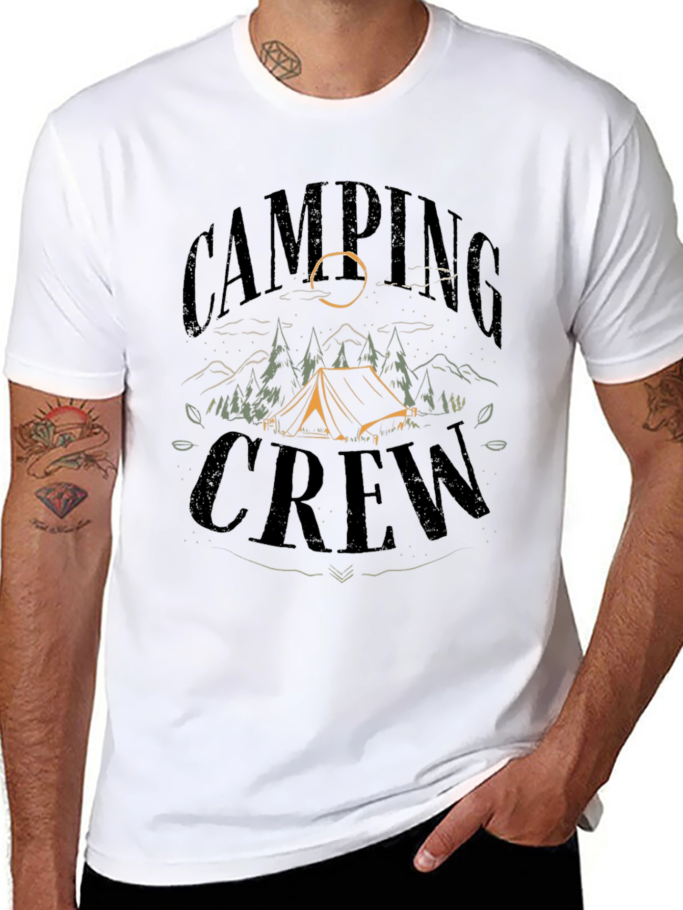 Camping Crew Graphic T-Shirt - Adventure Tee