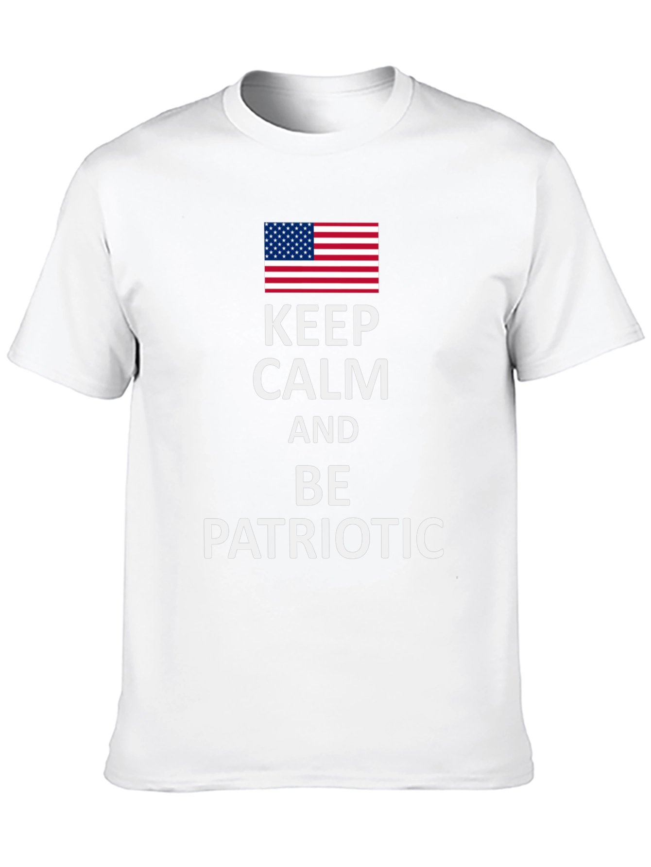 Keep Calm and Be Patriotic Tee