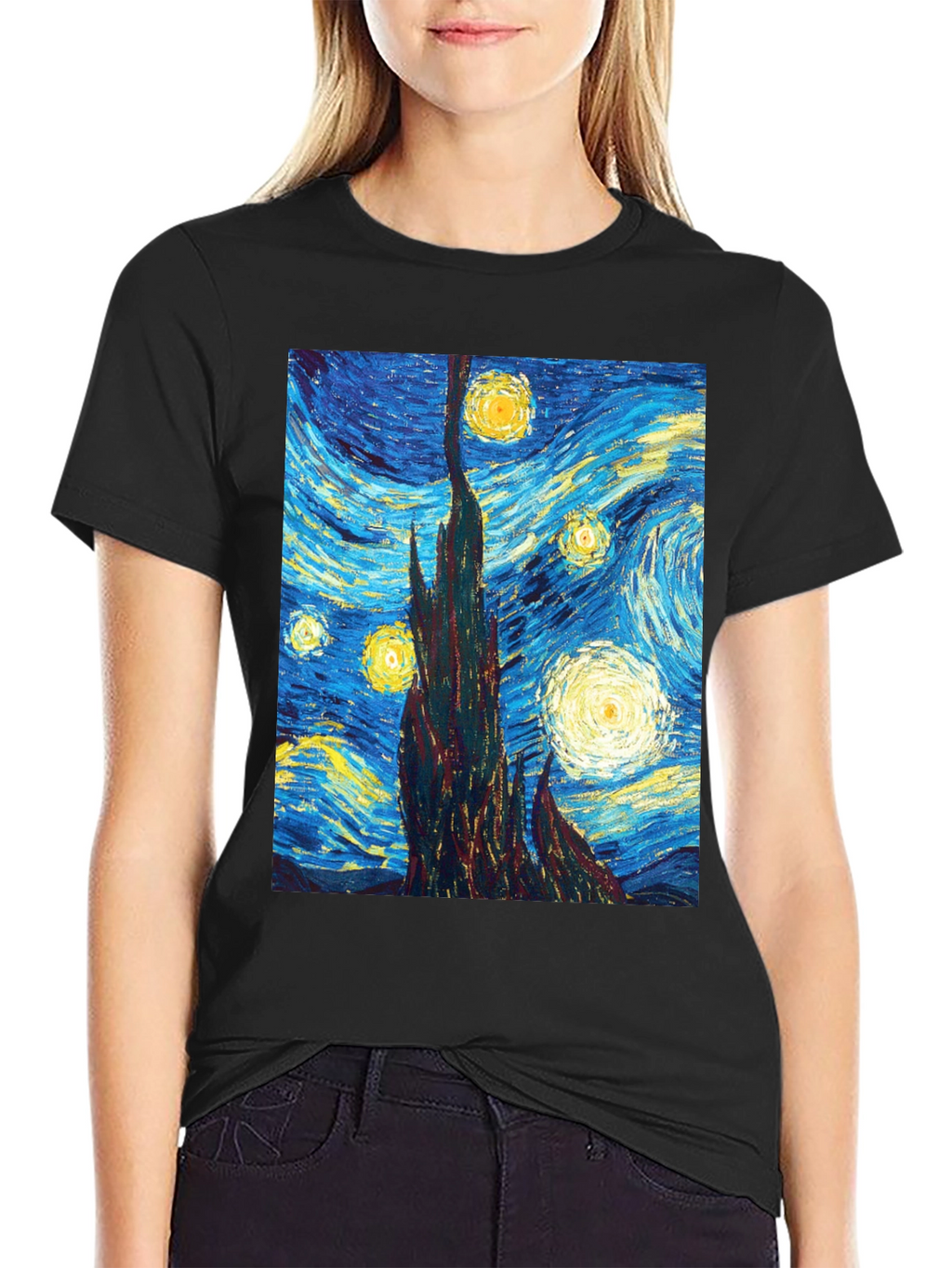 Starry Night T-Shirt - Artistic Impression