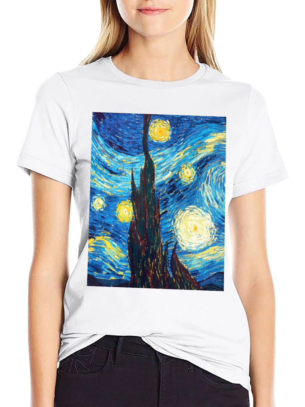 Starry Night T-Shirt - Artistic Impression