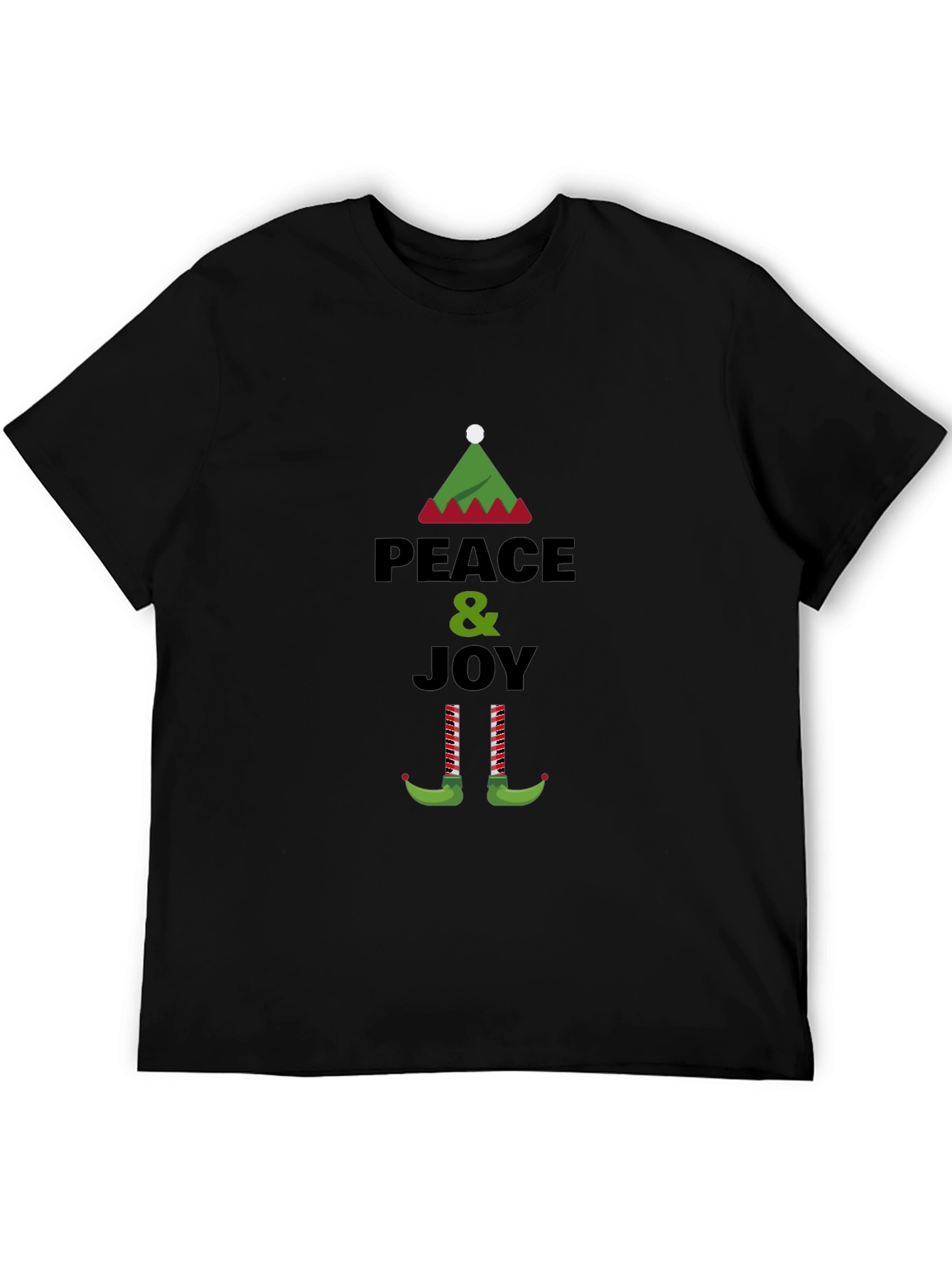 Peace & Joy Elf Christmas T-Shirt