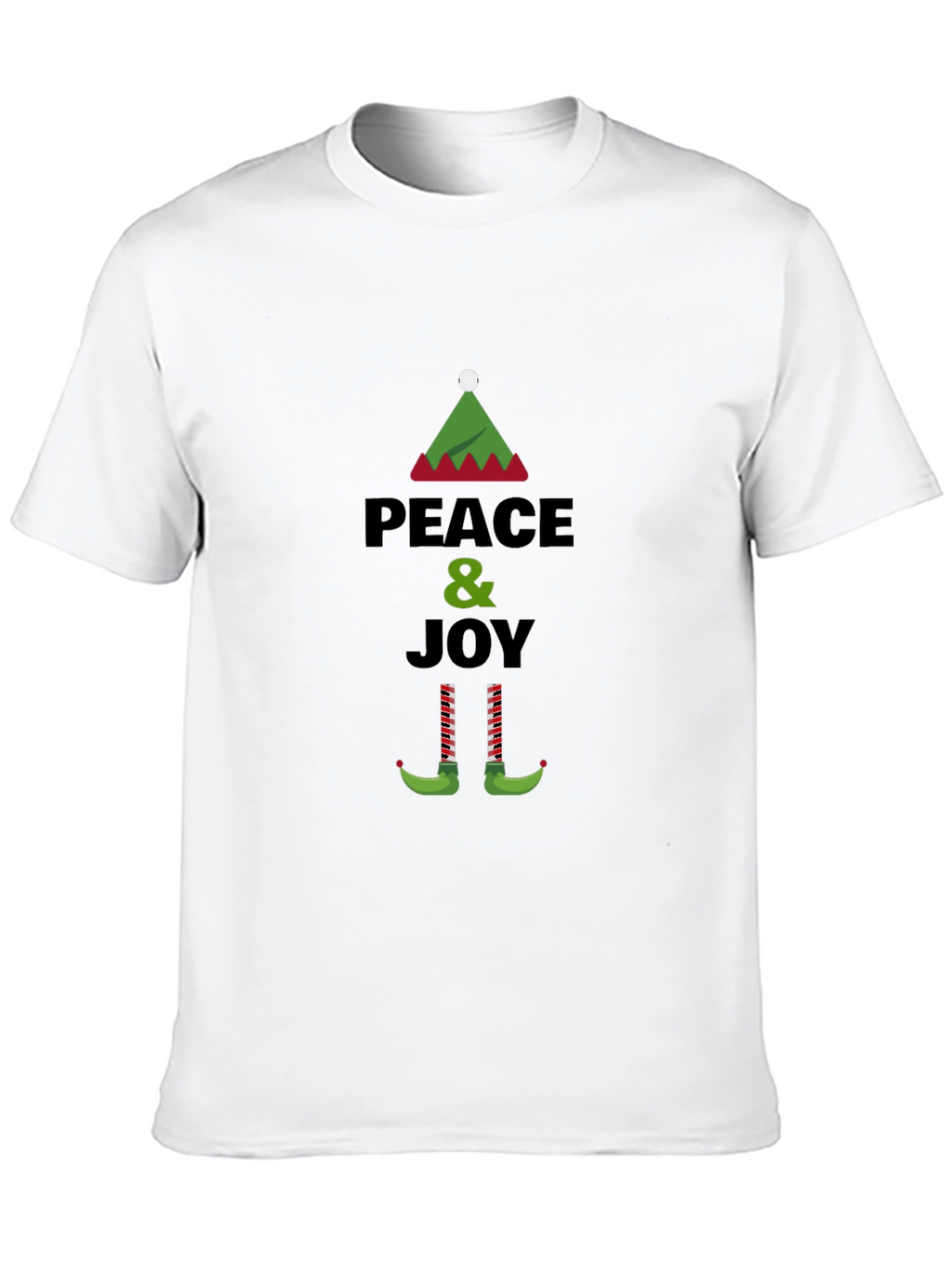 Peace & Joy Elf Christmas T-Shirt