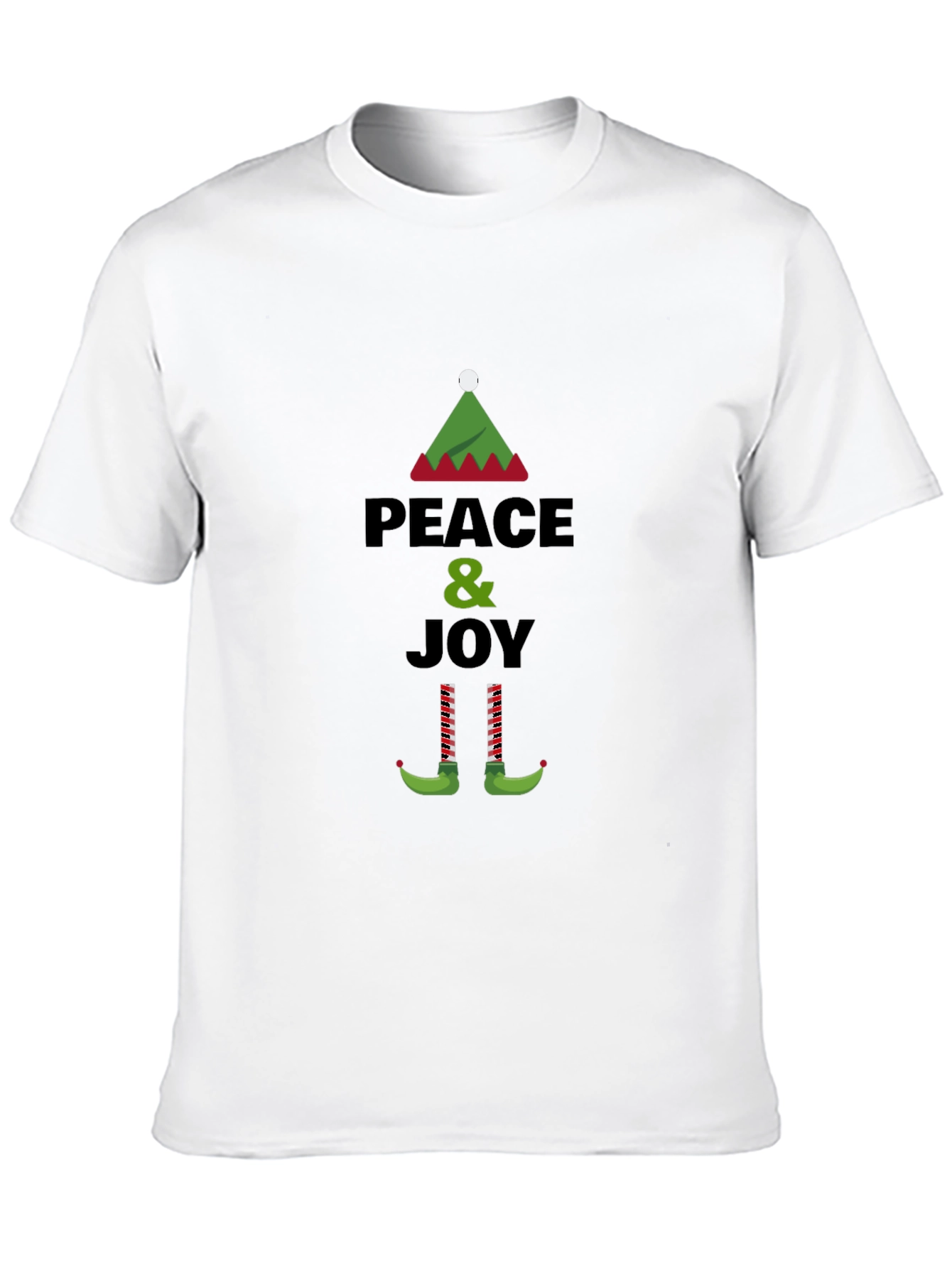 Peace & Joy Elf Christmas T-Shirt