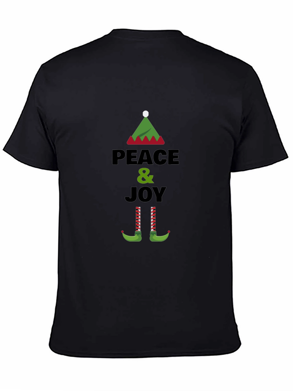Peace & Joy Elf Christmas T-Shirt