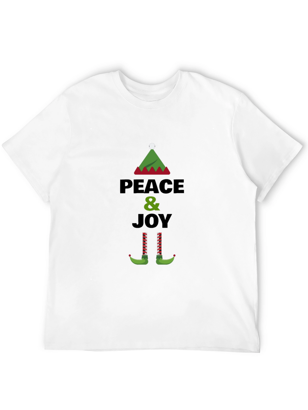 Peace & Joy Elf Christmas T-Shirt