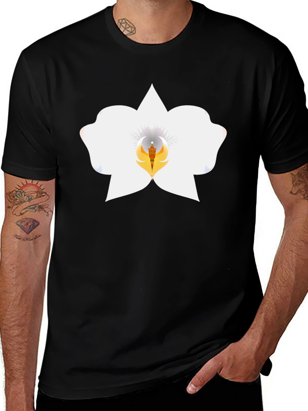 Black Orchid Graphic T-Shirt
