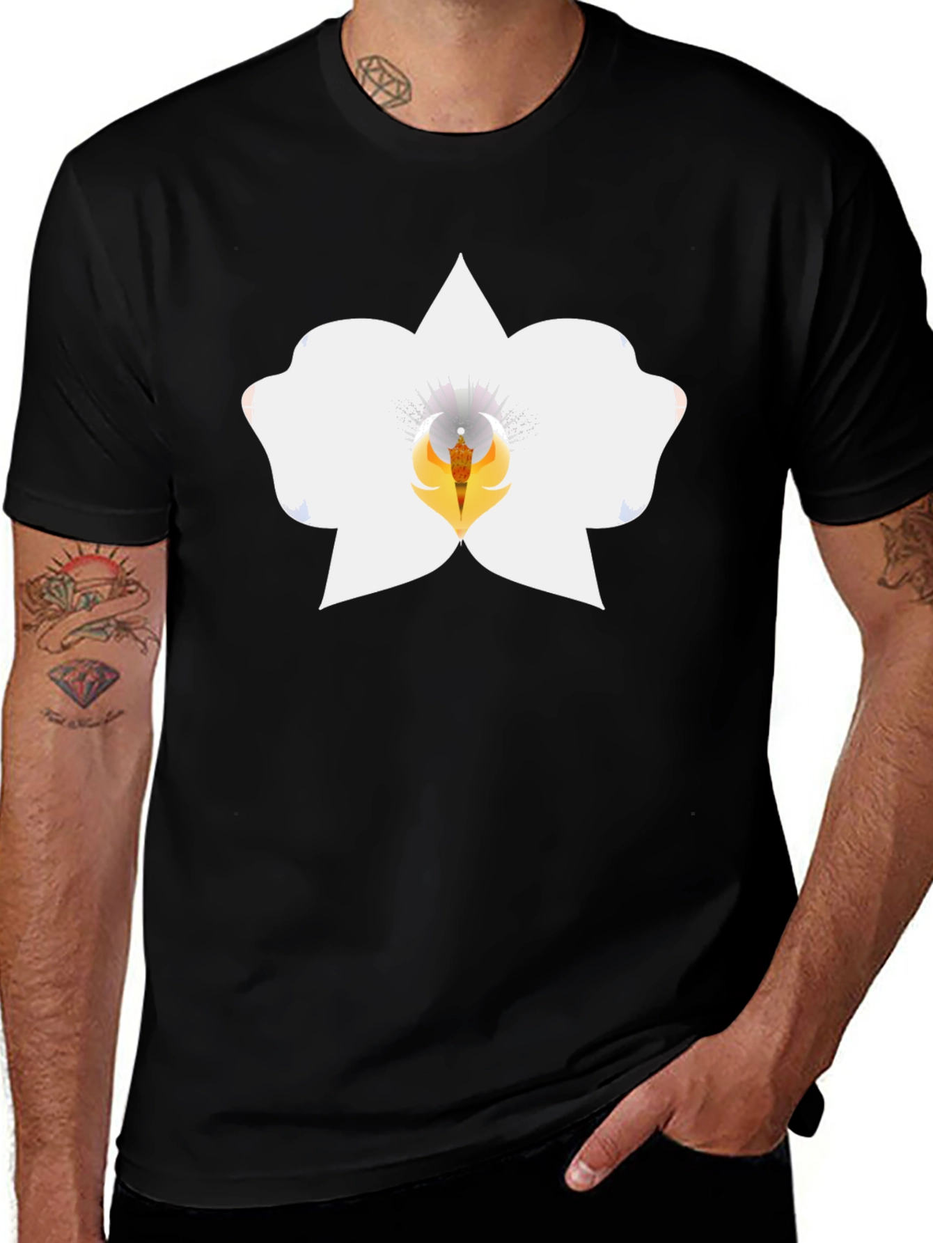 Black Orchid Graphic T-Shirt