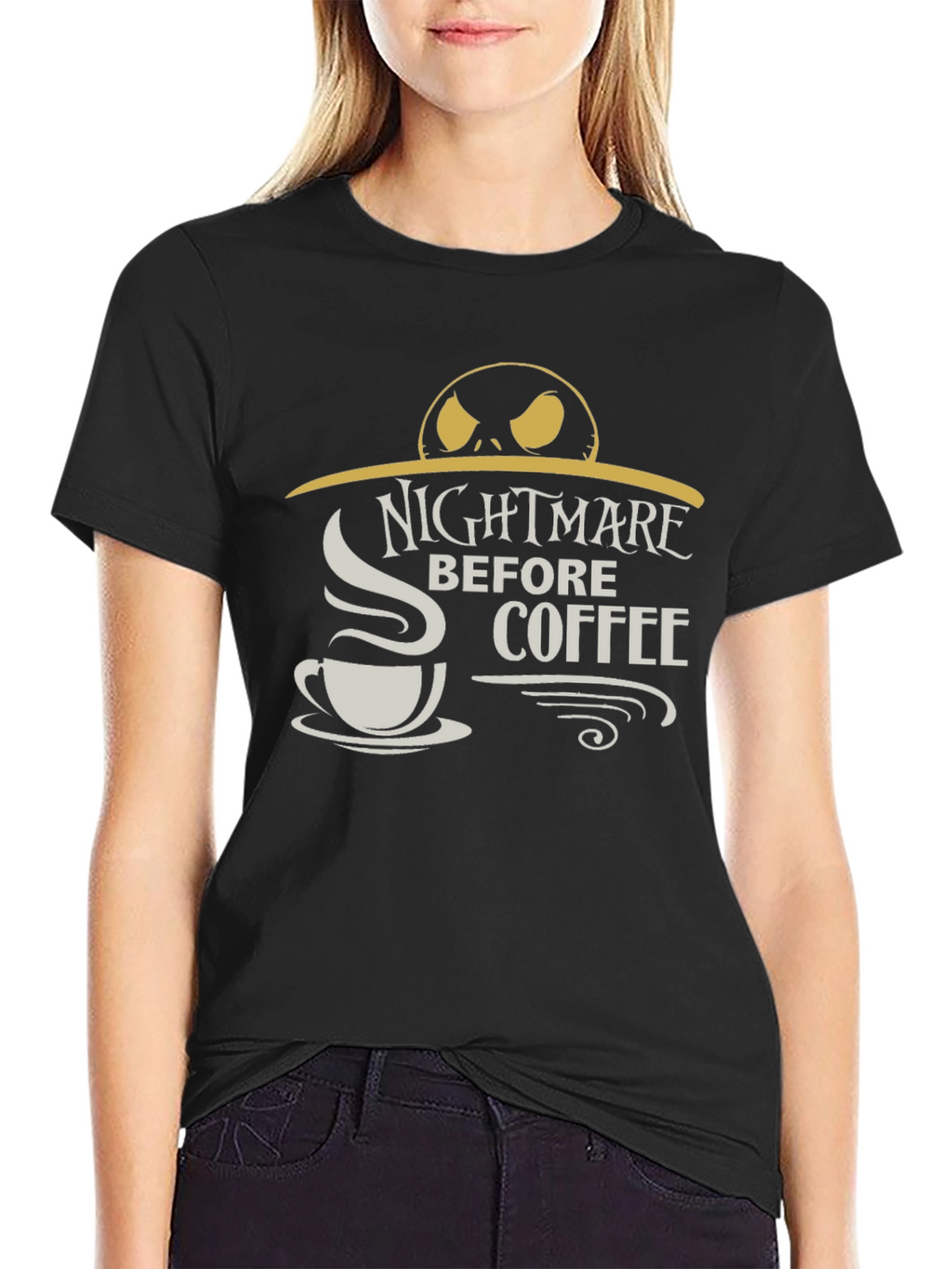 Nightmare Before Coffee Graphic T-Shirt