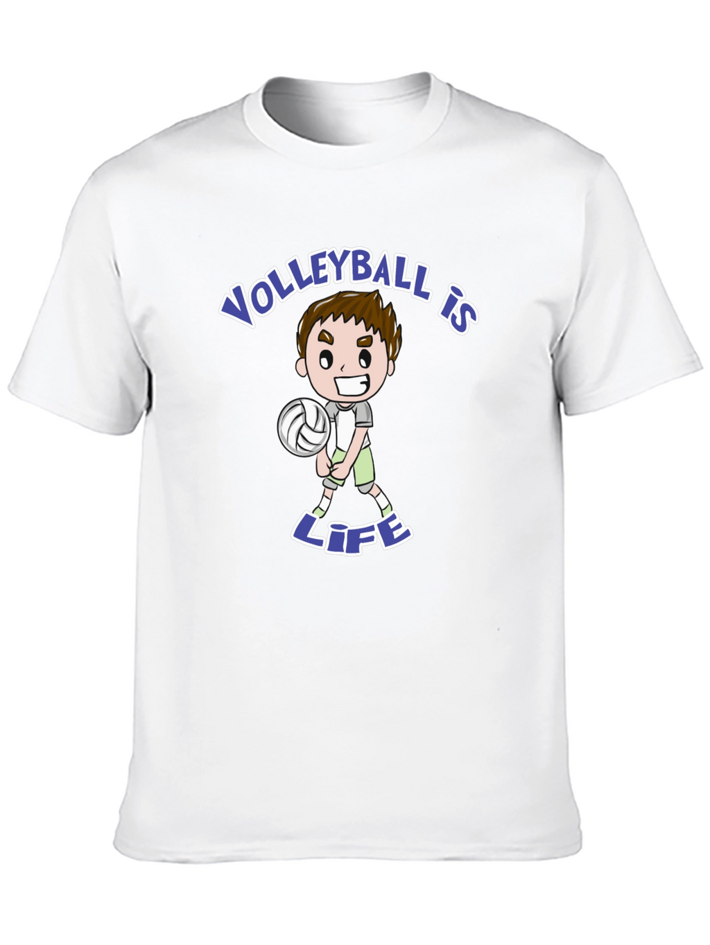 Volleyball is Life Black T-Shirt