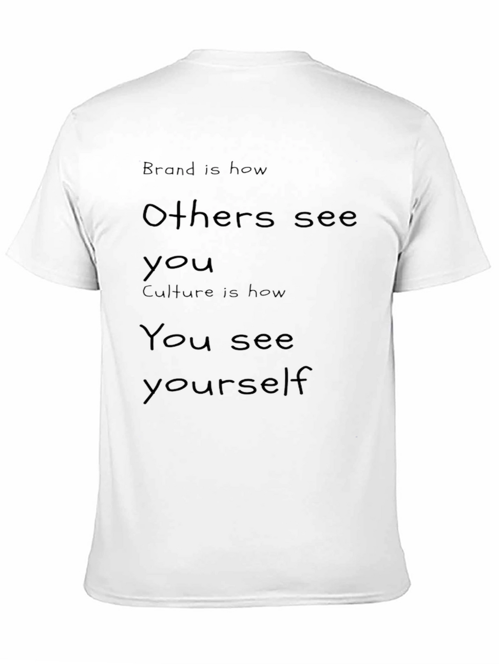 Black T-Shirt with Inspirational Quote
