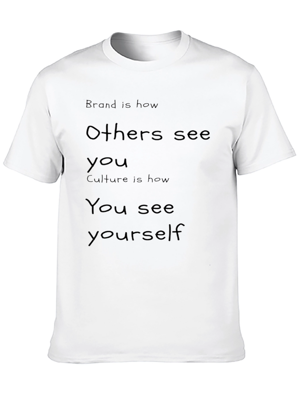 Black T-Shirt with Inspirational Quote