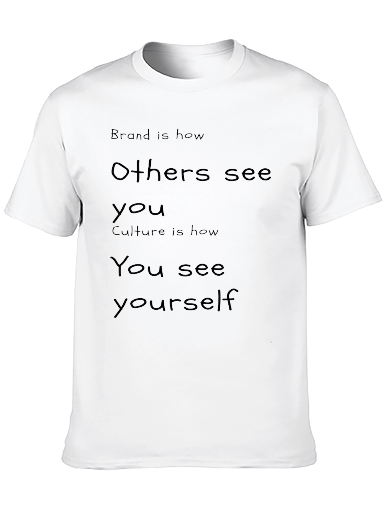 Black T-Shirt with Inspirational Quote