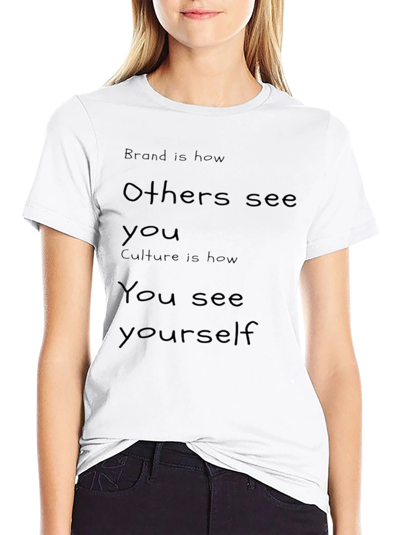 Black T-Shirt with Inspirational Quote