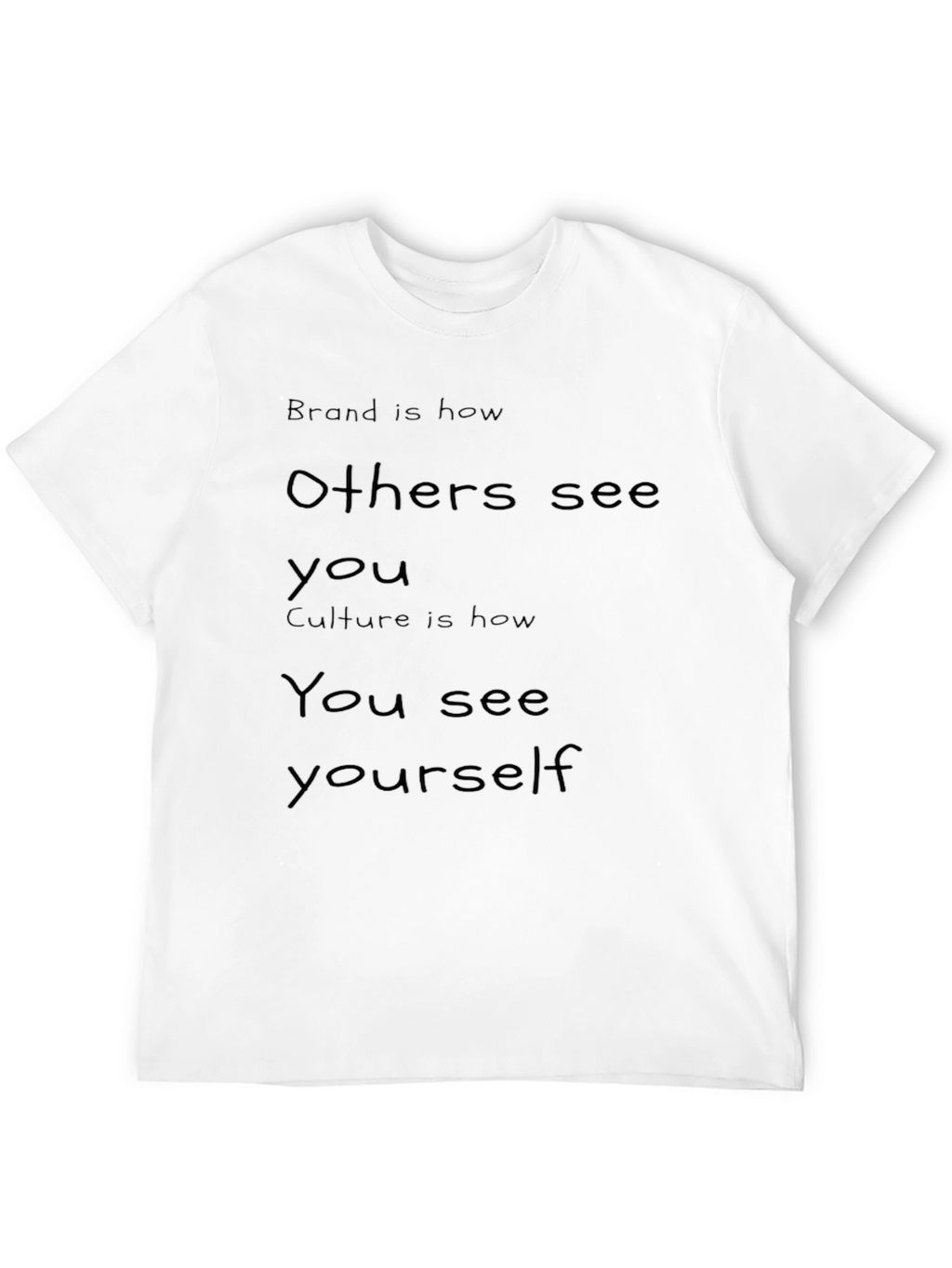 Black T-Shirt with Inspirational Quote
