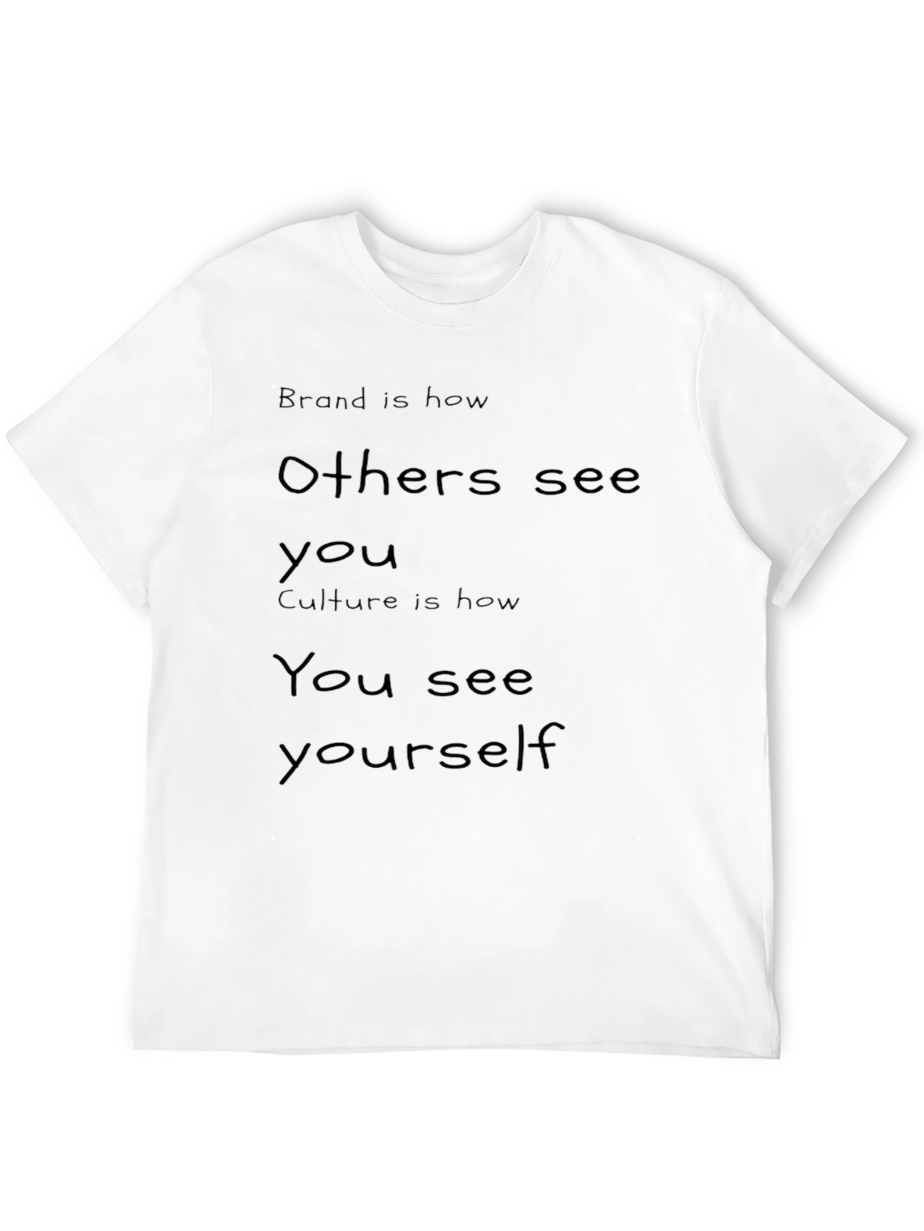 Black T-Shirt with Inspirational Quote