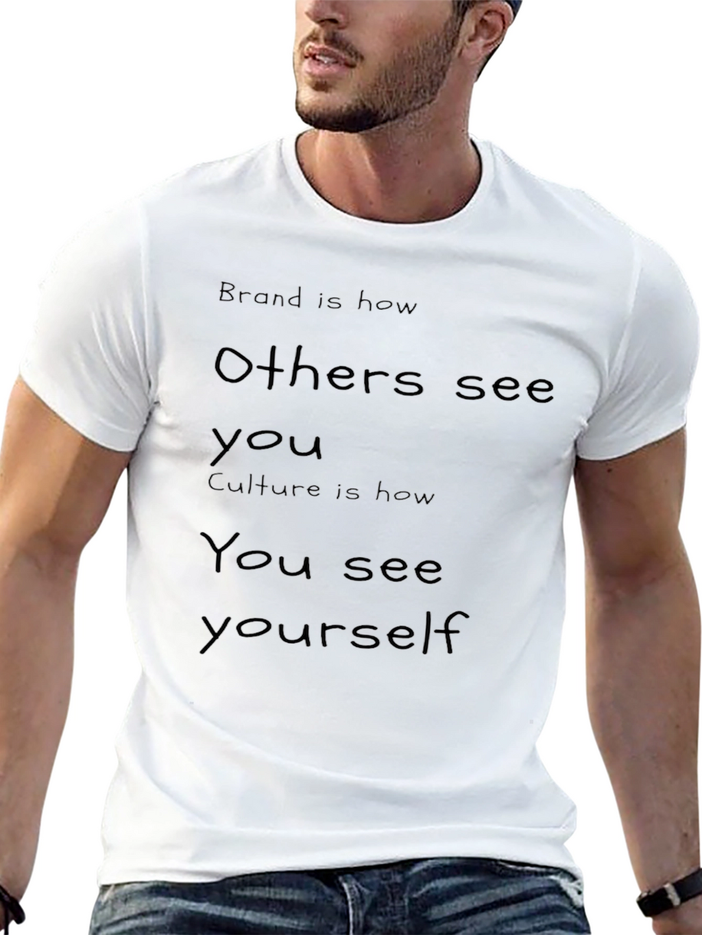 Black T-Shirt with Inspirational Quote