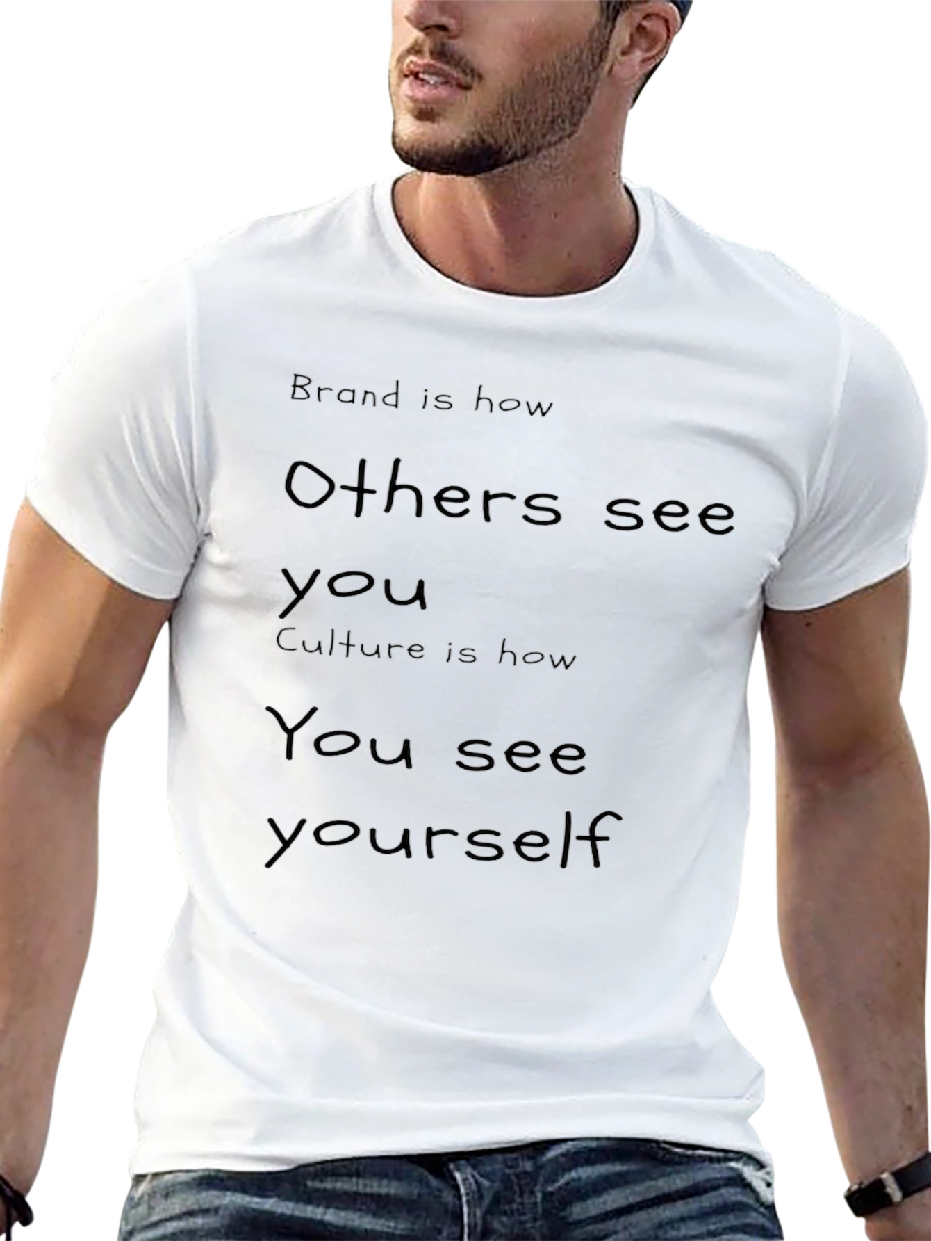 Black T-Shirt with Inspirational Quote