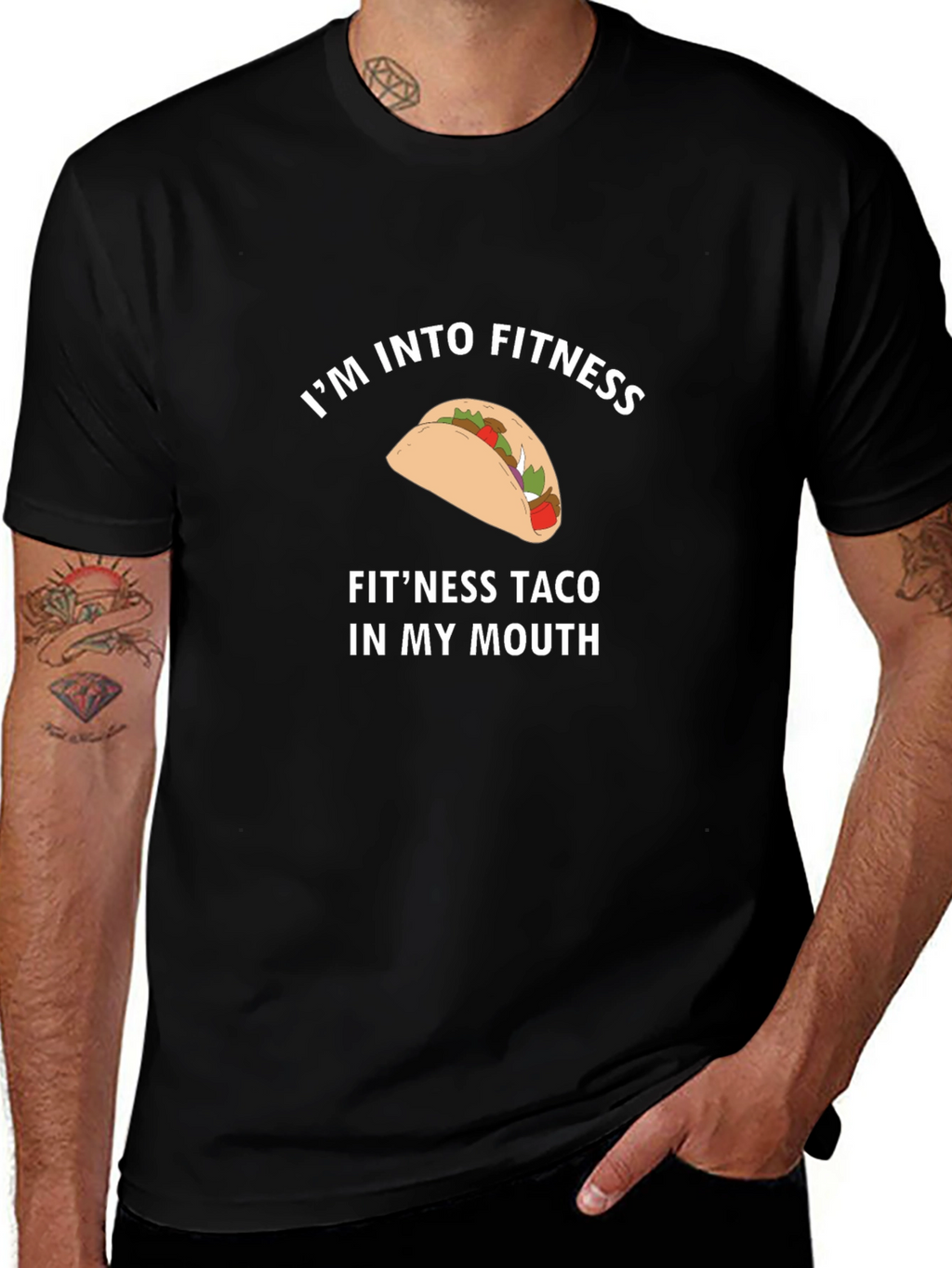 Fitness Taco Graphic T-Shirt