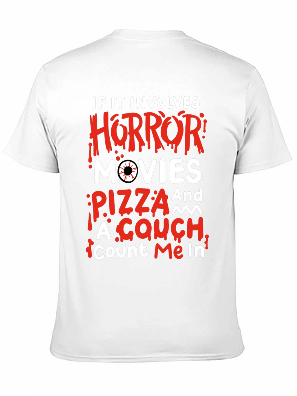 Horror Movie Pizza Couch T-Shirt