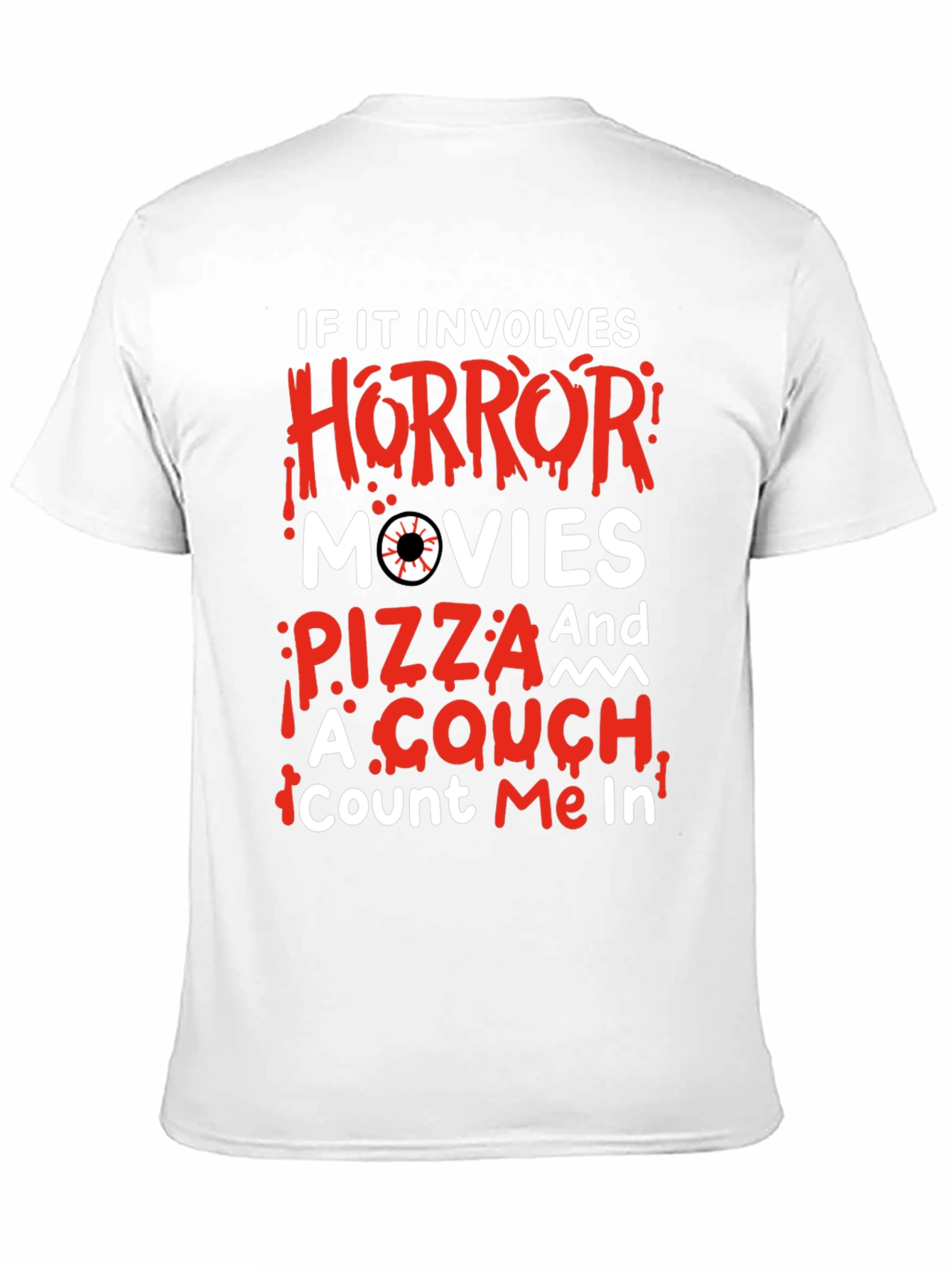 Horror Movie Pizza Couch T-Shirt
