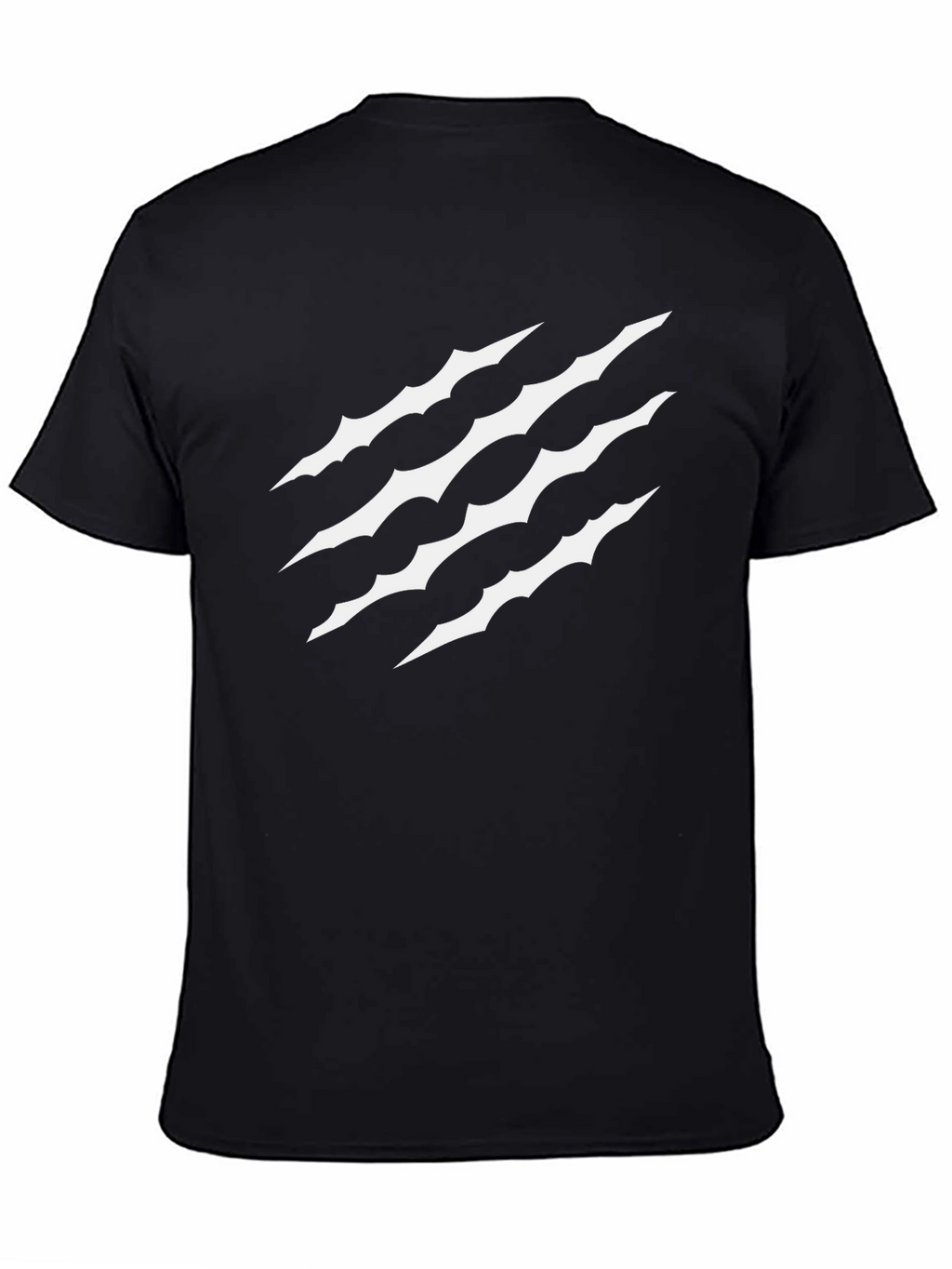 Claw Scratch Graphic T-Shirt - Black