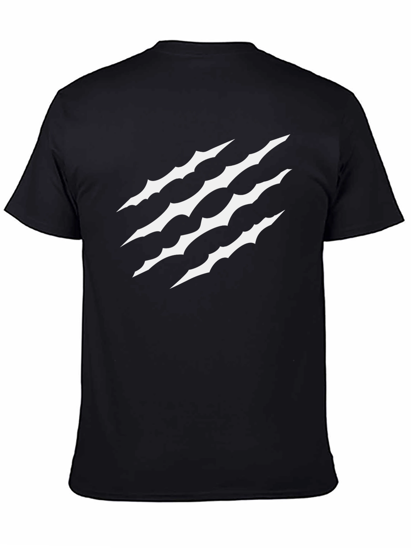 Claw Scratch Graphic T-Shirt - Black