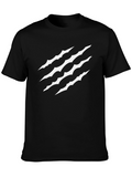 Claw Scratch Graphic T-Shirt - Black