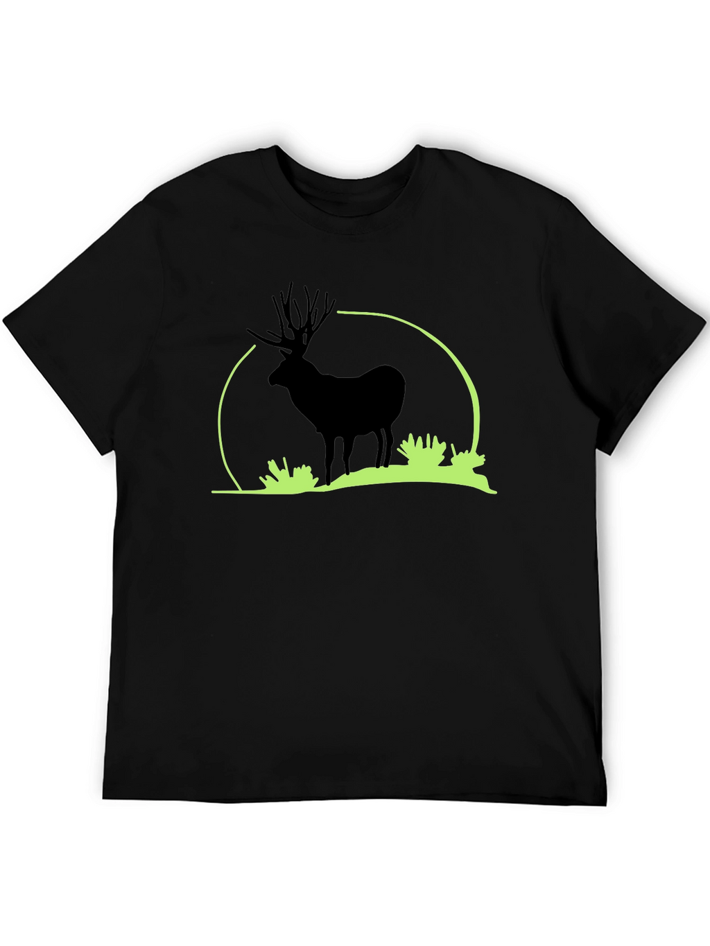 Black Elk Silhouette Graphic T-Shirt