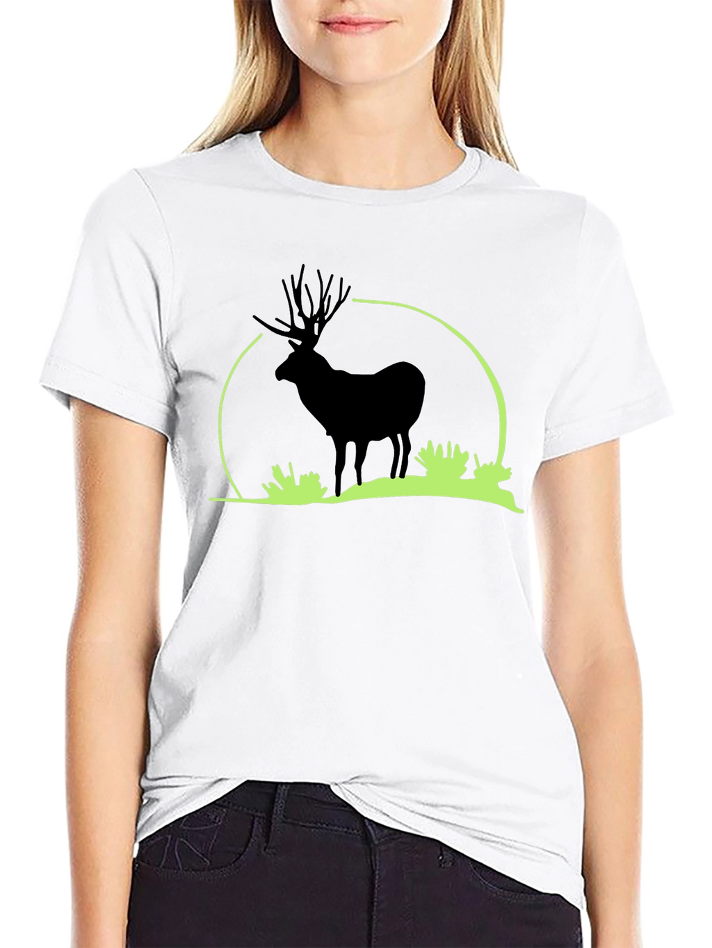 Black Elk Silhouette Graphic T-Shirt