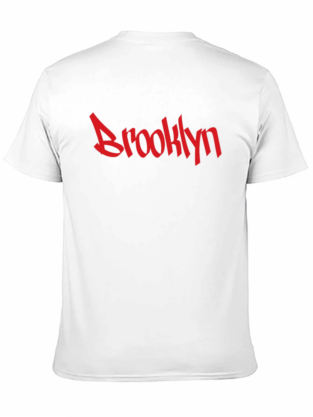 Brooklyn Graphic Tee - Red on Black