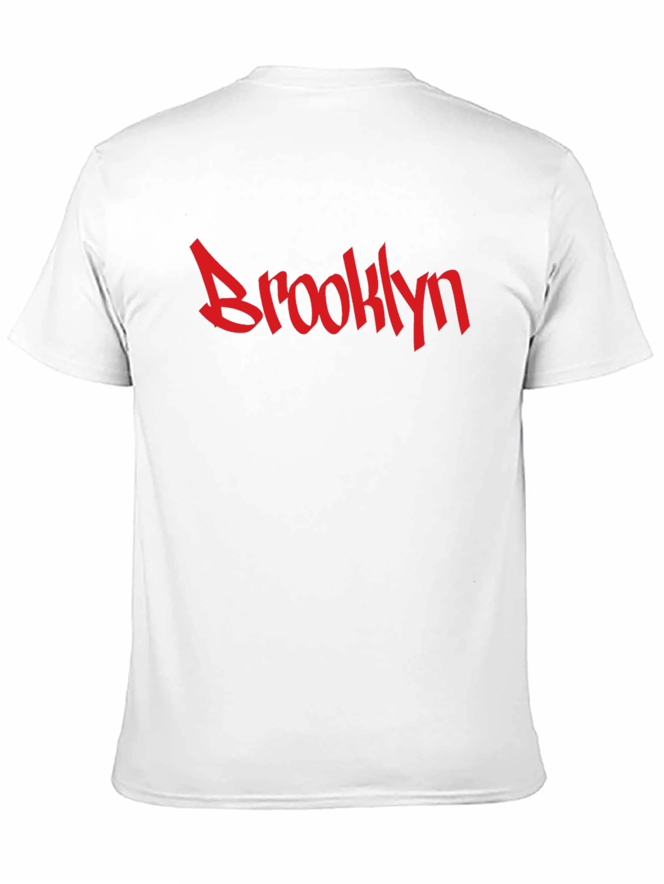 Brooklyn Graphic Tee - Red on Black