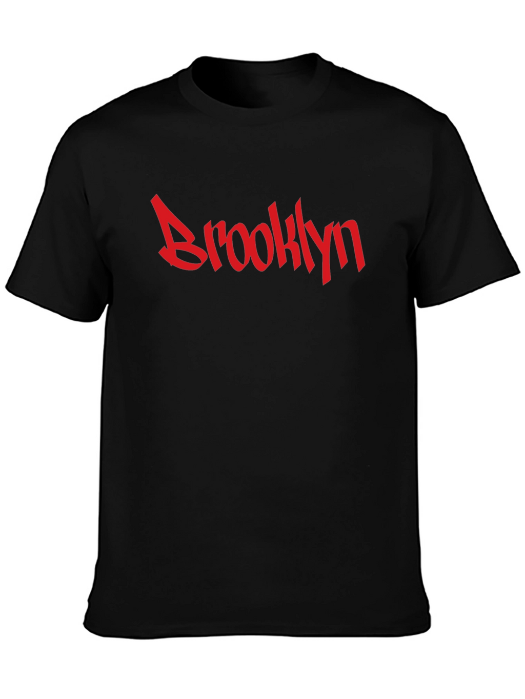Brooklyn Graphic Tee - Red on Black