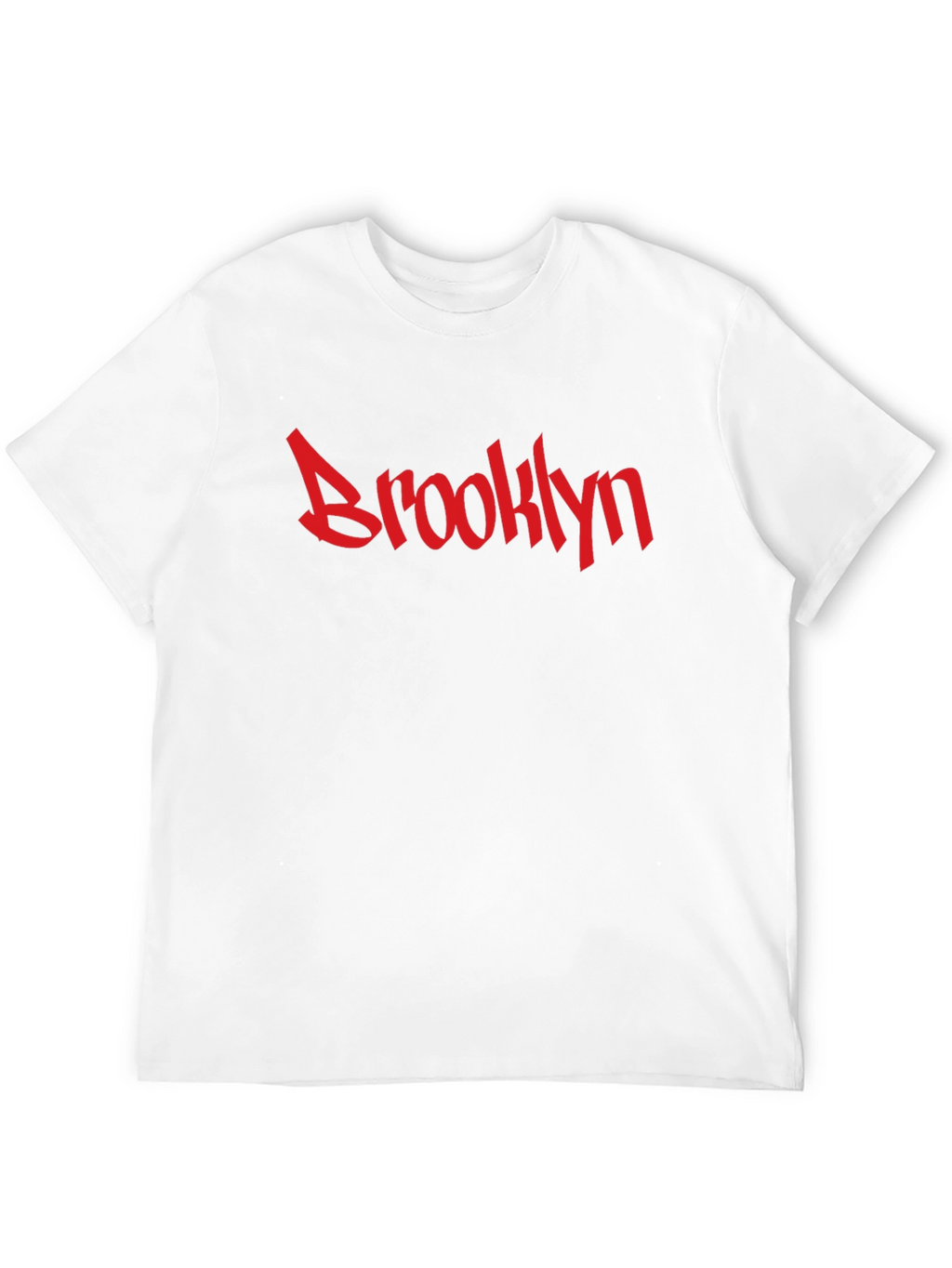 Brooklyn Graphic Tee - Red on Black