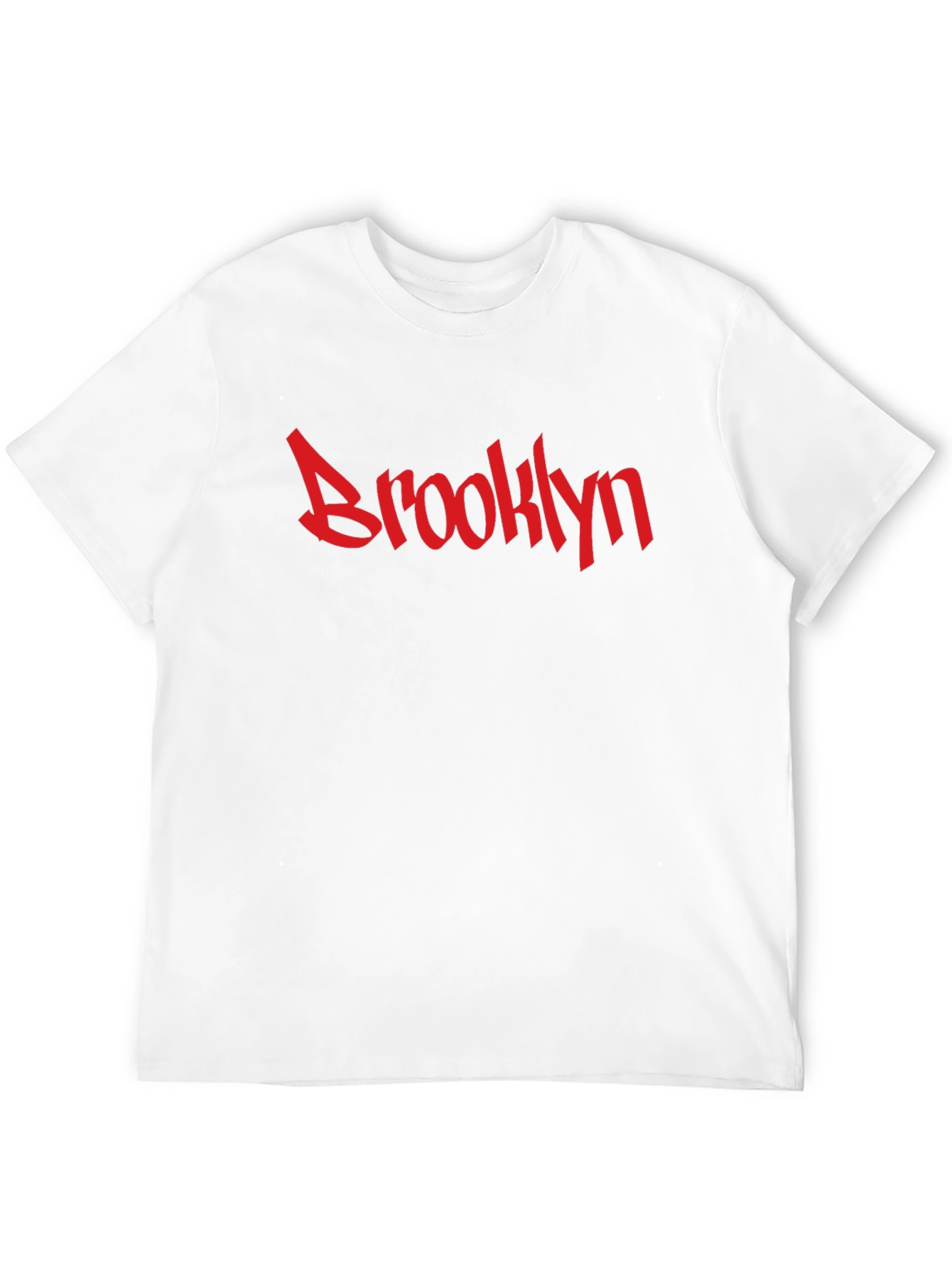 Brooklyn Graphic Tee - Red on Black